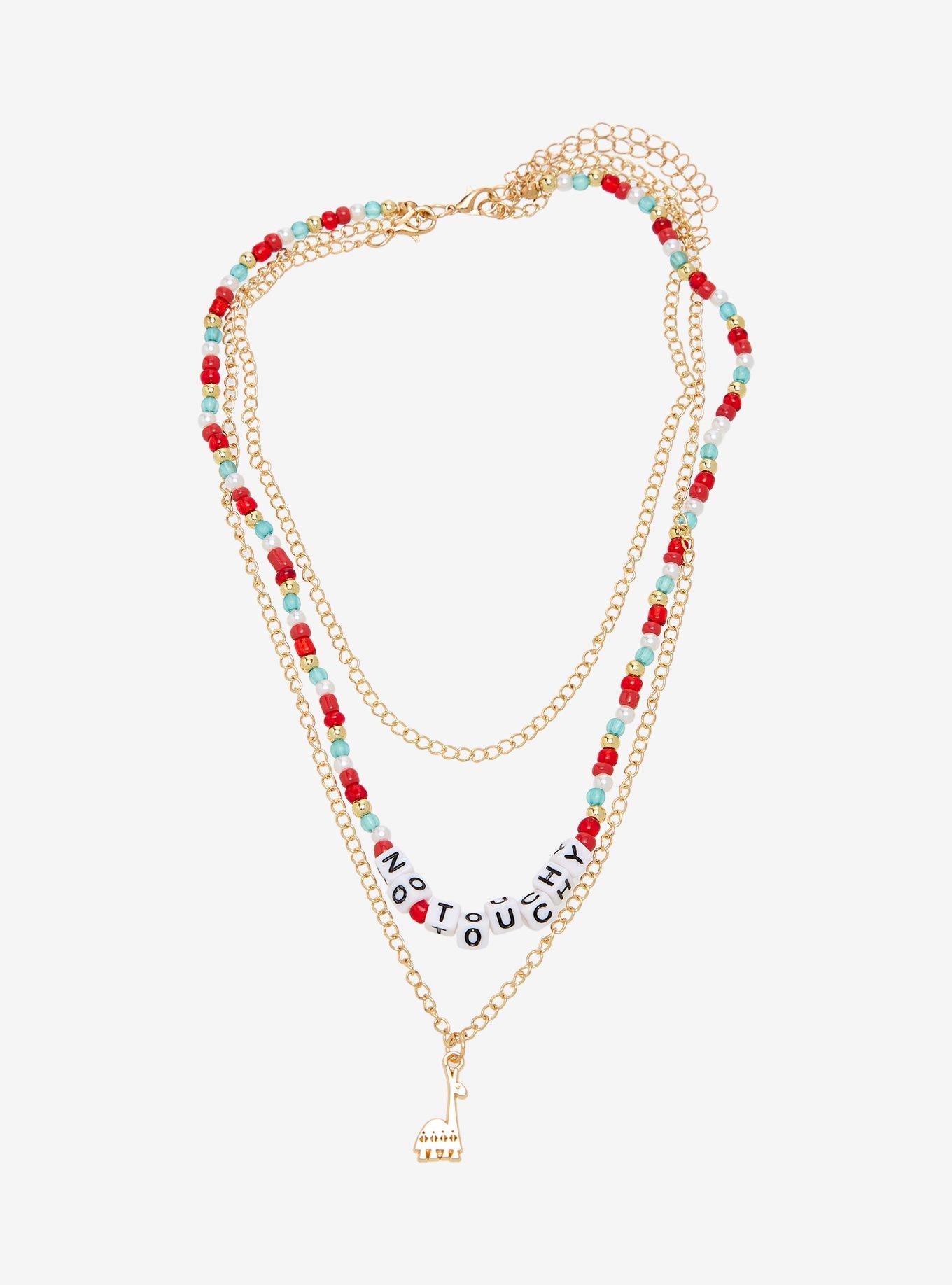 Disney The Emperor's New Groove No Touchy Layered Necklace, , alternate - view 2