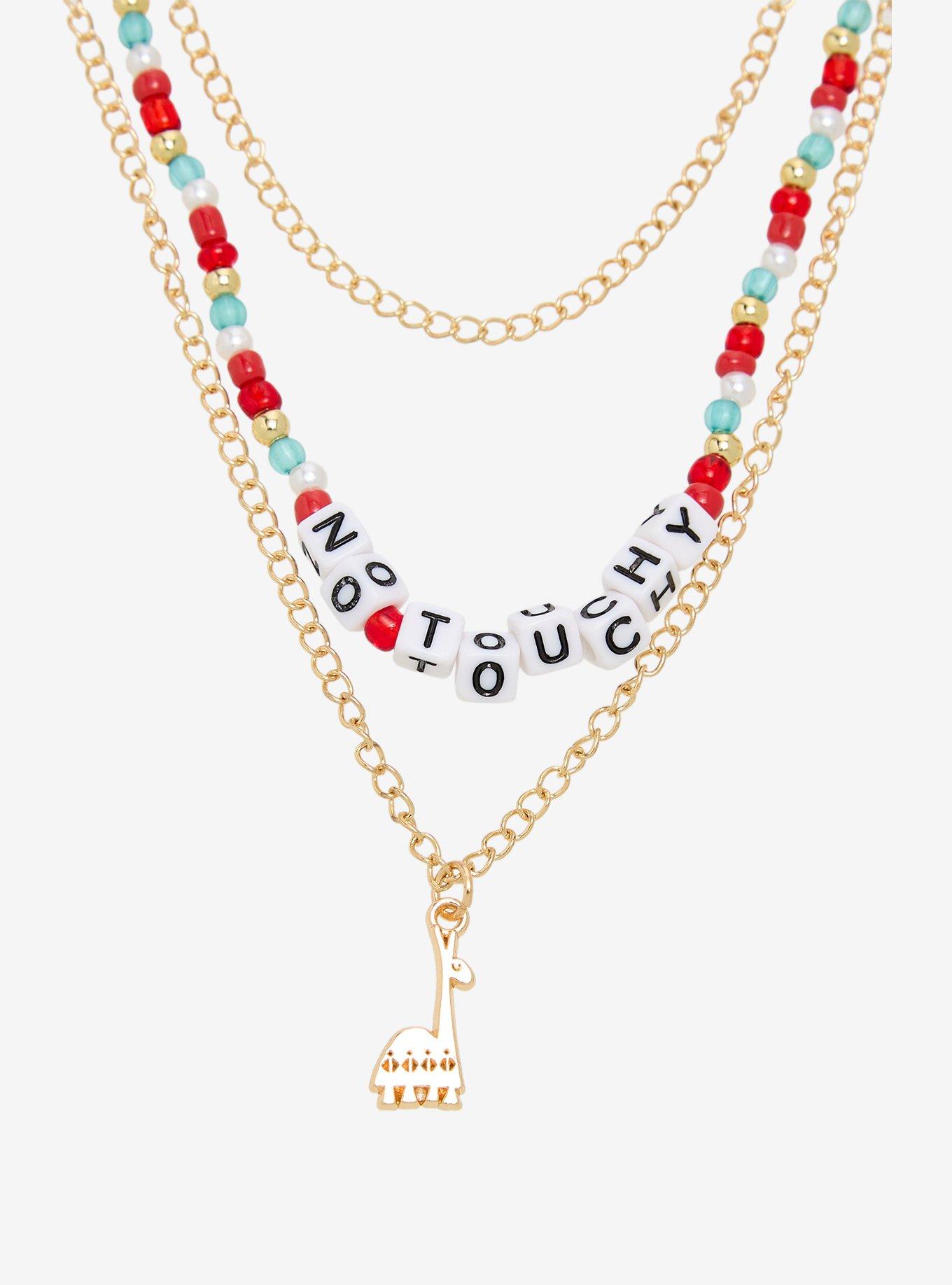 Disney The Emperor's New Groove No Touchy Layered Necklace, , alternate - view 3