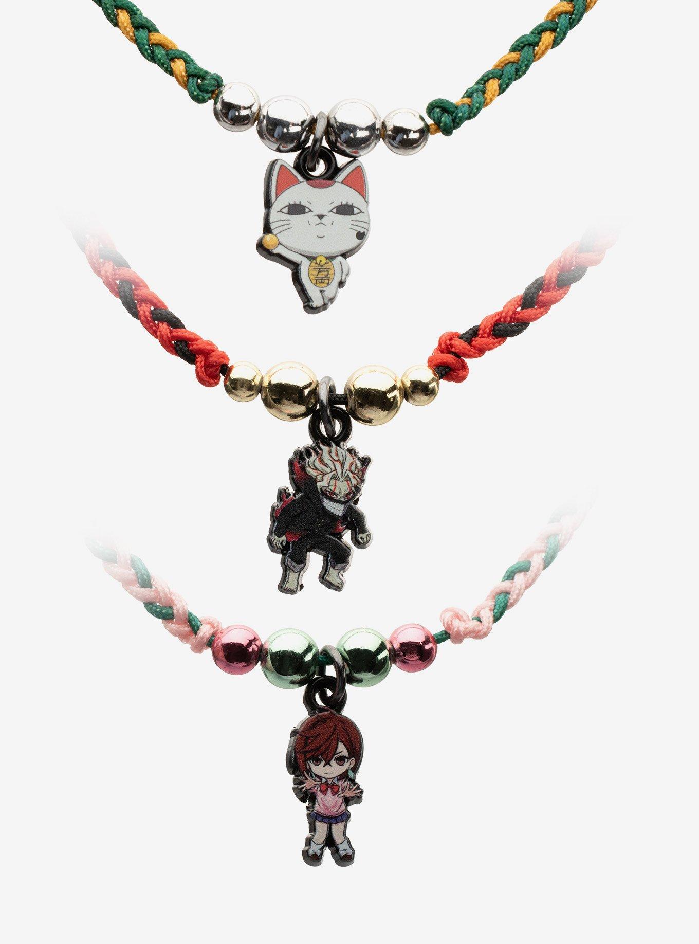 Dandadan Character Cord Bracelet Set, , alternate - view 3