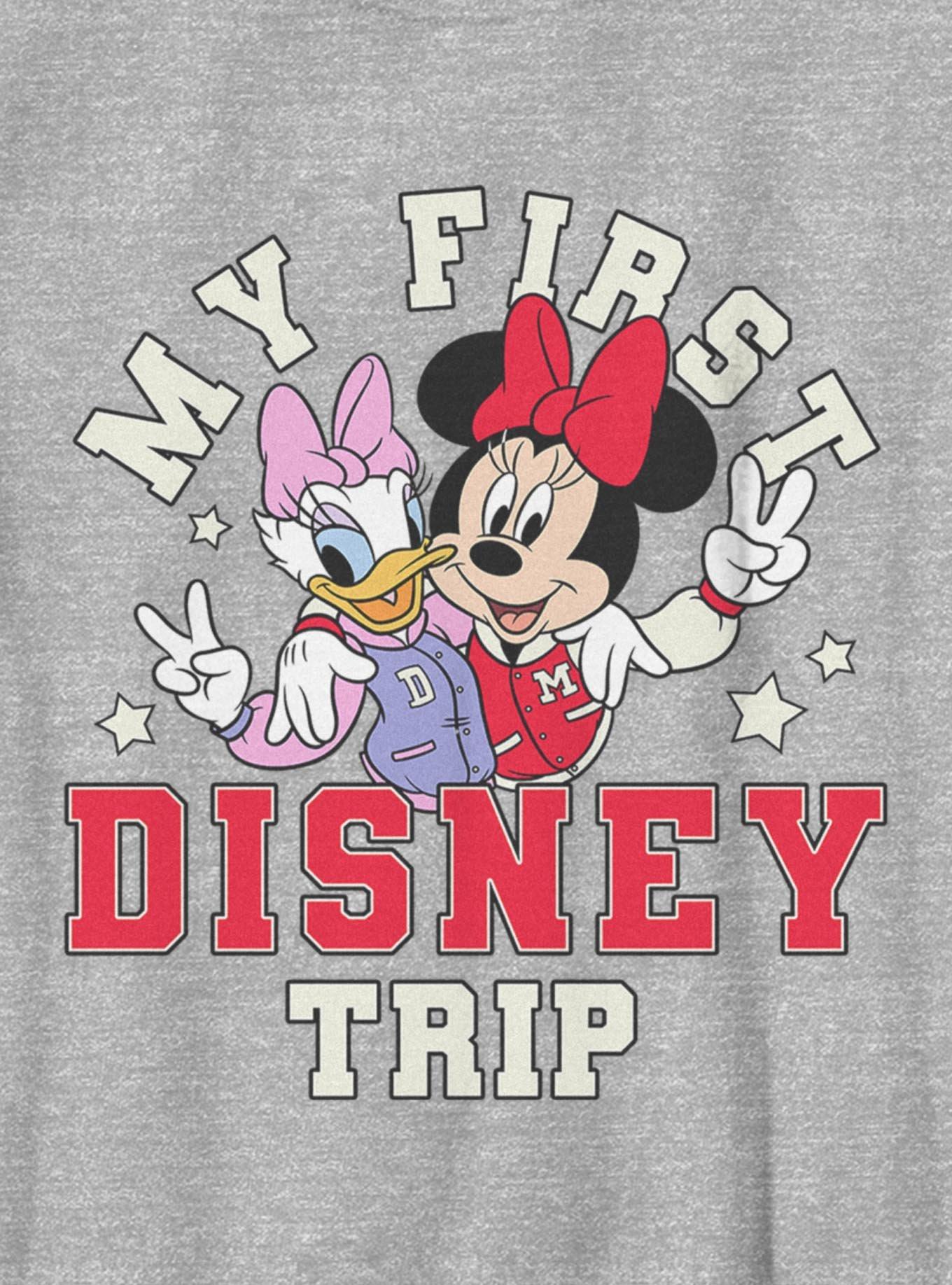 Disney Minnie Mouse & Daisy Duck My First Disney Trip Youth T-Shirt, SPORT GRAY, alternate - view 2