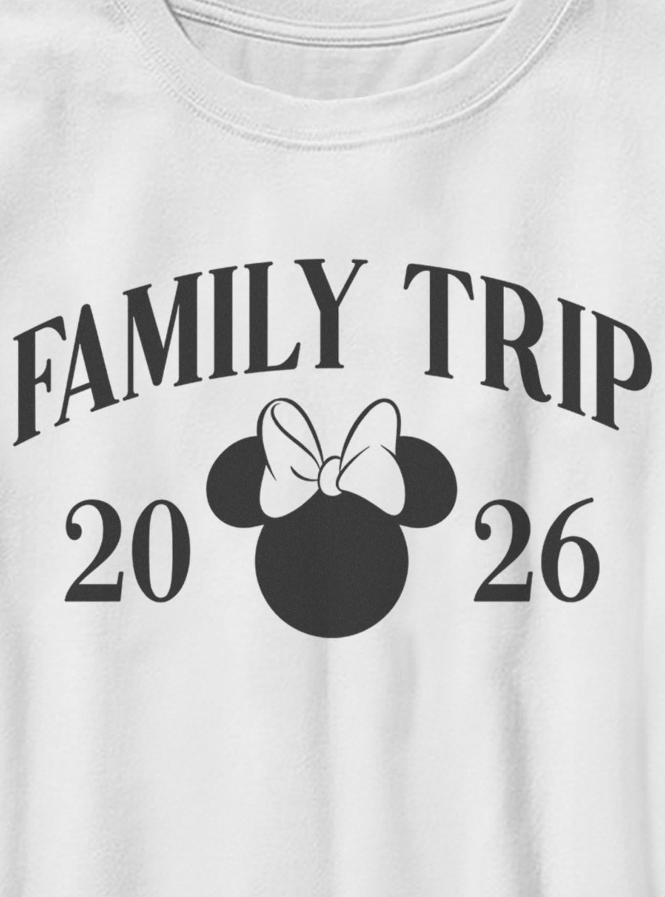 Disney Minnie Mouse Head Family Trip 2026 Youth T-Shirt, , hi-res