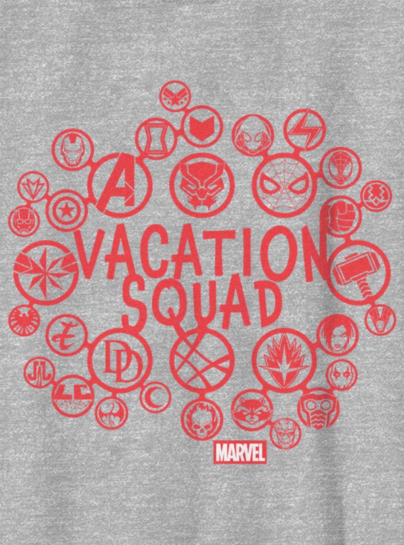 Marvel Avengers Vacation Squad Logo Icons Youth T-Shirt
