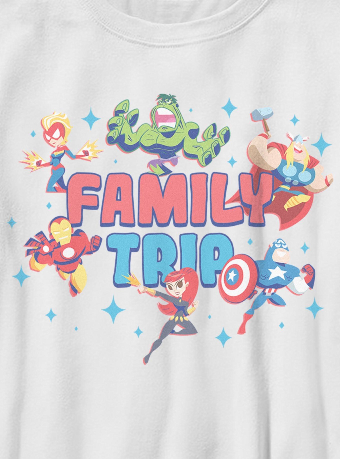Marvel Avengers Family Trip Stars Youth T-Shirt, , hi-res