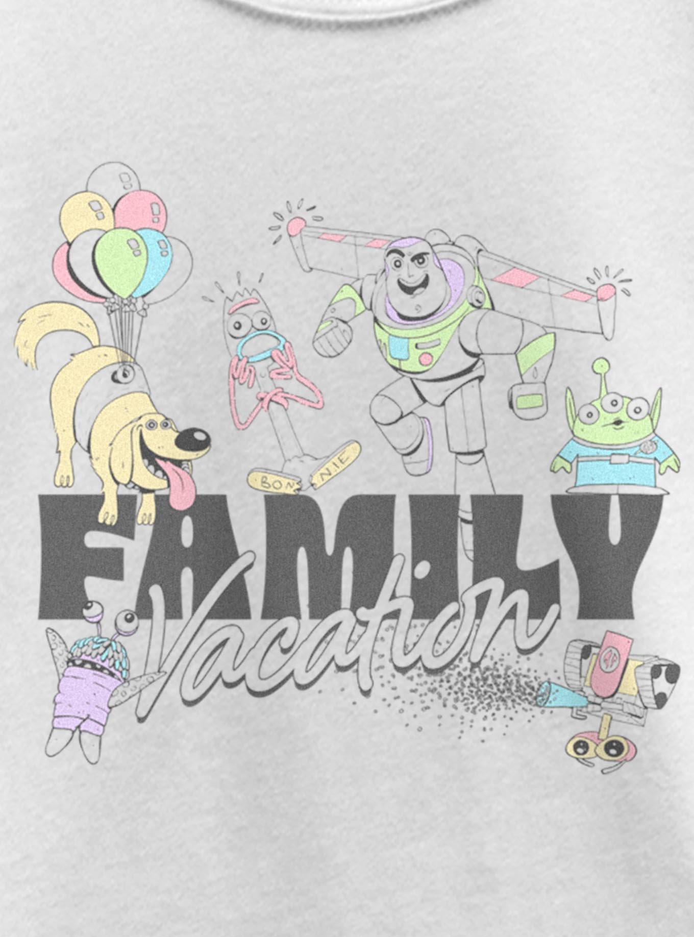 Disney Pixar Family Vacation Characters Youth Girls T-Shirt