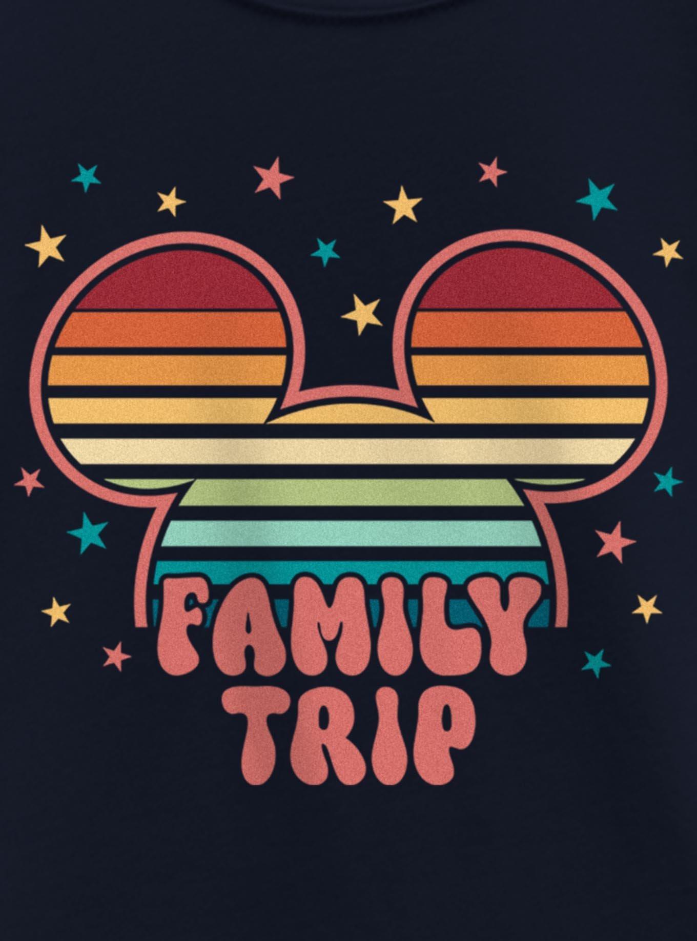 Disney Mickey Mouse Head Colorful Stars Family Trip Youth Girls T-Shirt, , hi-res