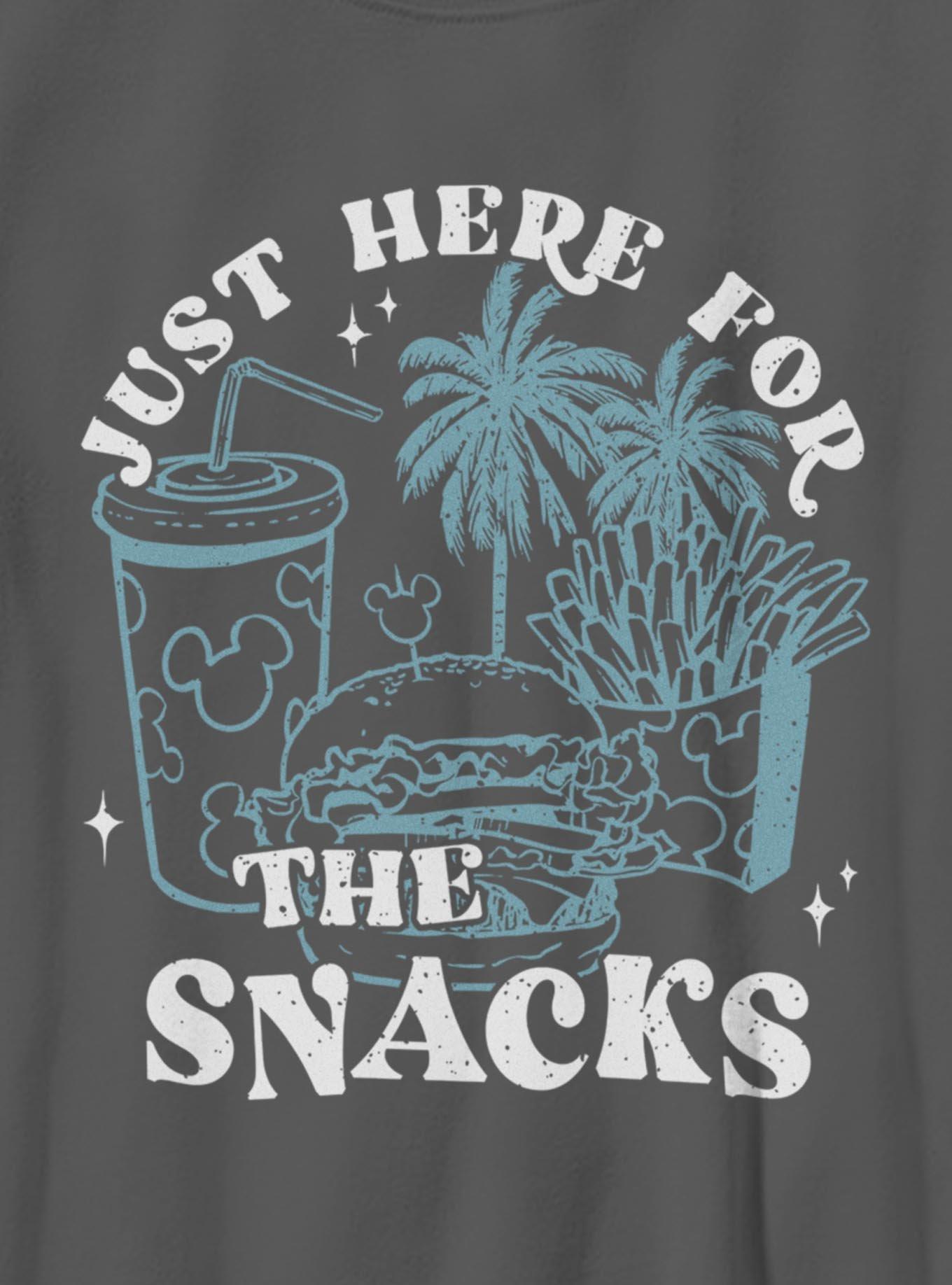 Disney Mickey Mouse Just Here For The Snacks Youth T-Shirt