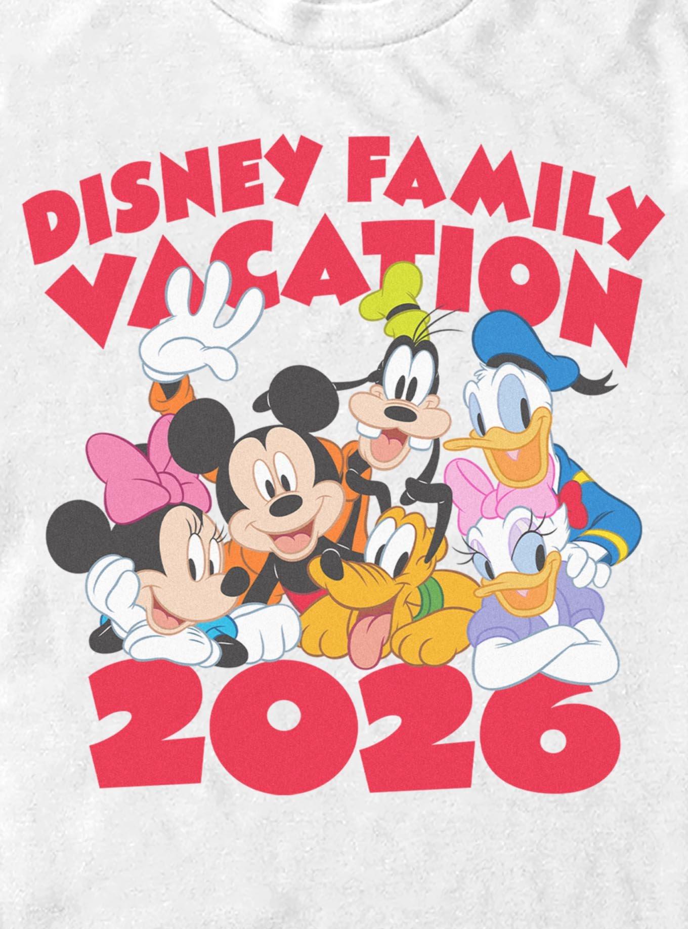 Disney Mickey Mouse & Friends Family Vacation 2026 Together T-Shirt, , hi-res
