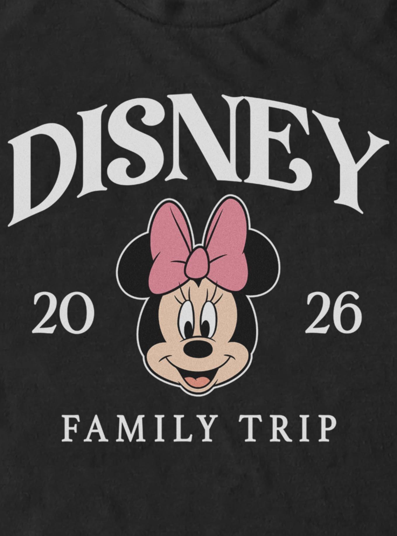 Disney Minnie Mouse Face Disney Family Trip 2026 T-Shirt, , hi-res
