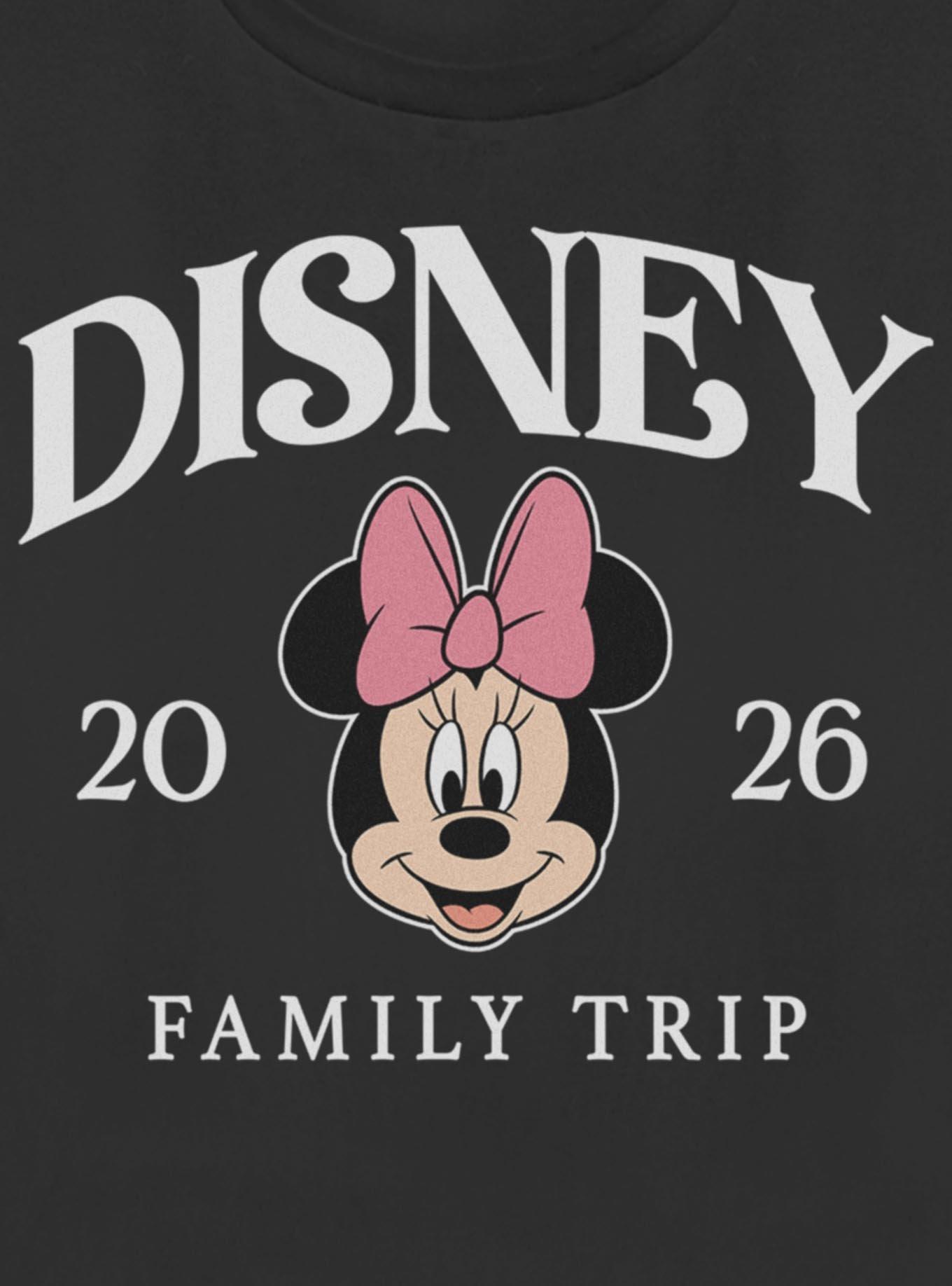 Disney Minnie Mouse Face Disney Family Trip 2026 Womens T-Shirt, , hi-res