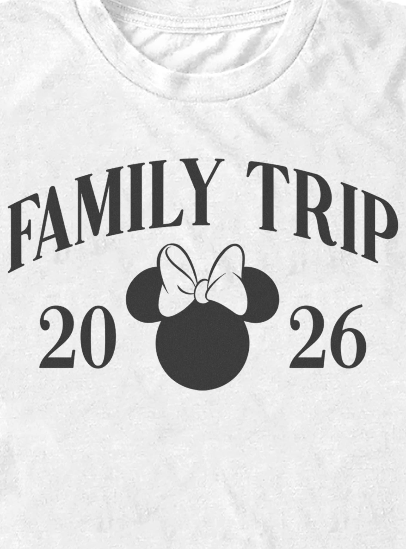 Disney Minnie Mouse Head Family Trip 2026 T-Shirt