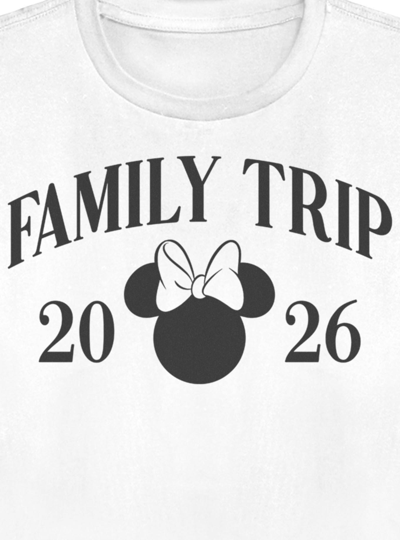 Disney Minnie Mouse Head Family Trip 2026 Womens T-Shirt, , hi-res