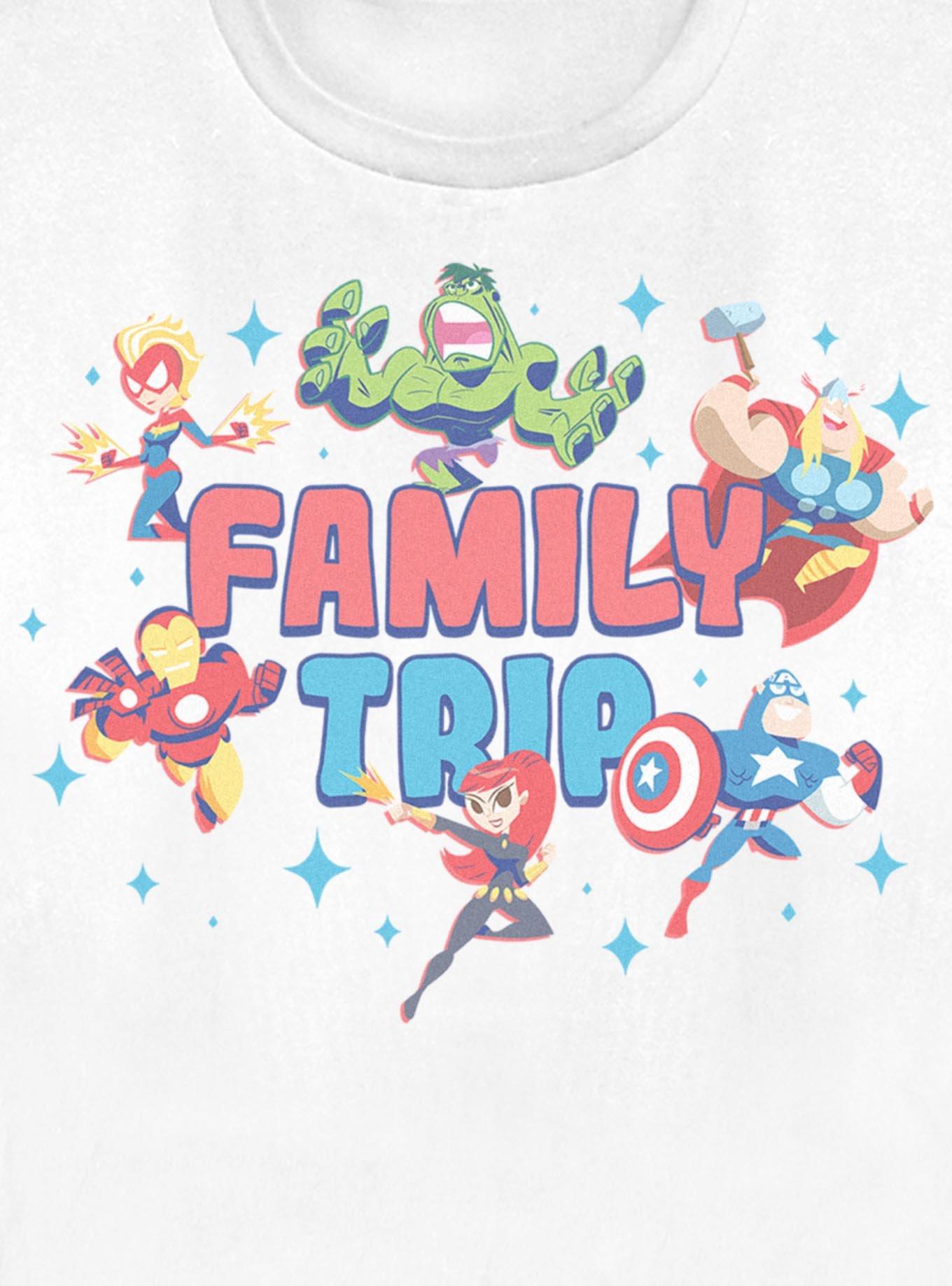 Marvel Avengers Family Trip Stars Womens T-Shirt, , hi-res