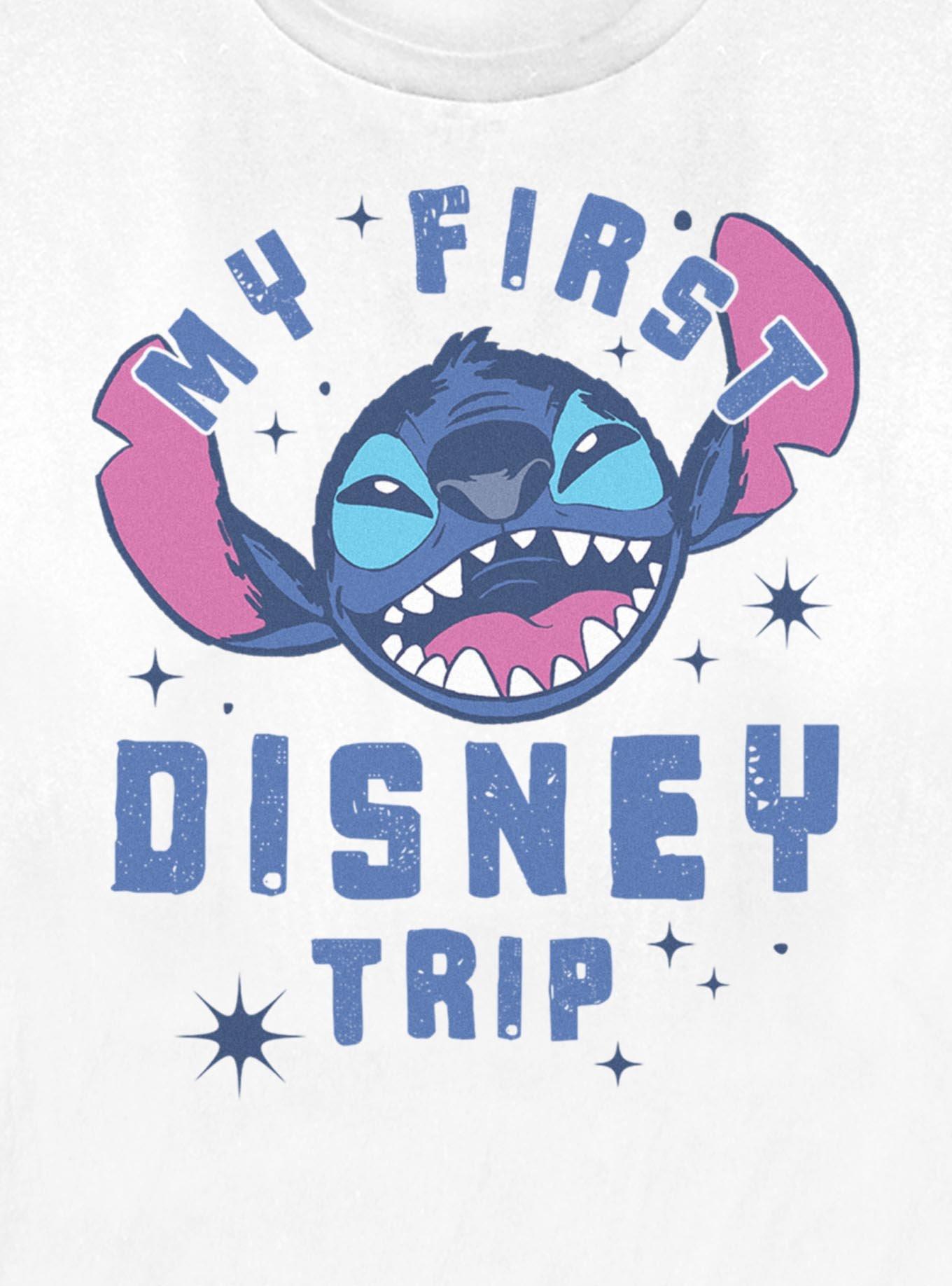 Disney Lilo & Stitch My First Trip Womens T-Shirt