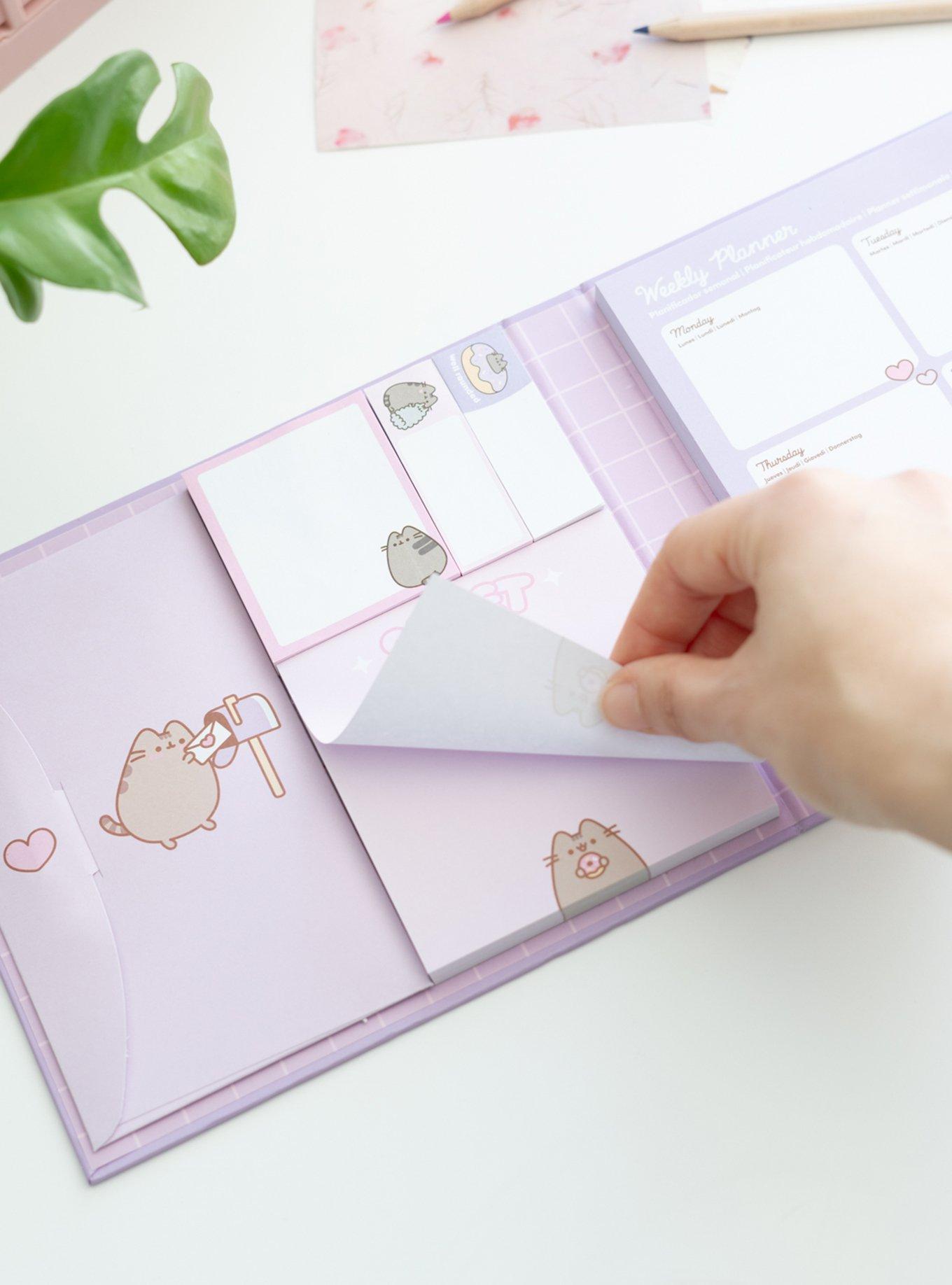 Pusheen Moments Weekly Planner With Sticky Notes, , alternate