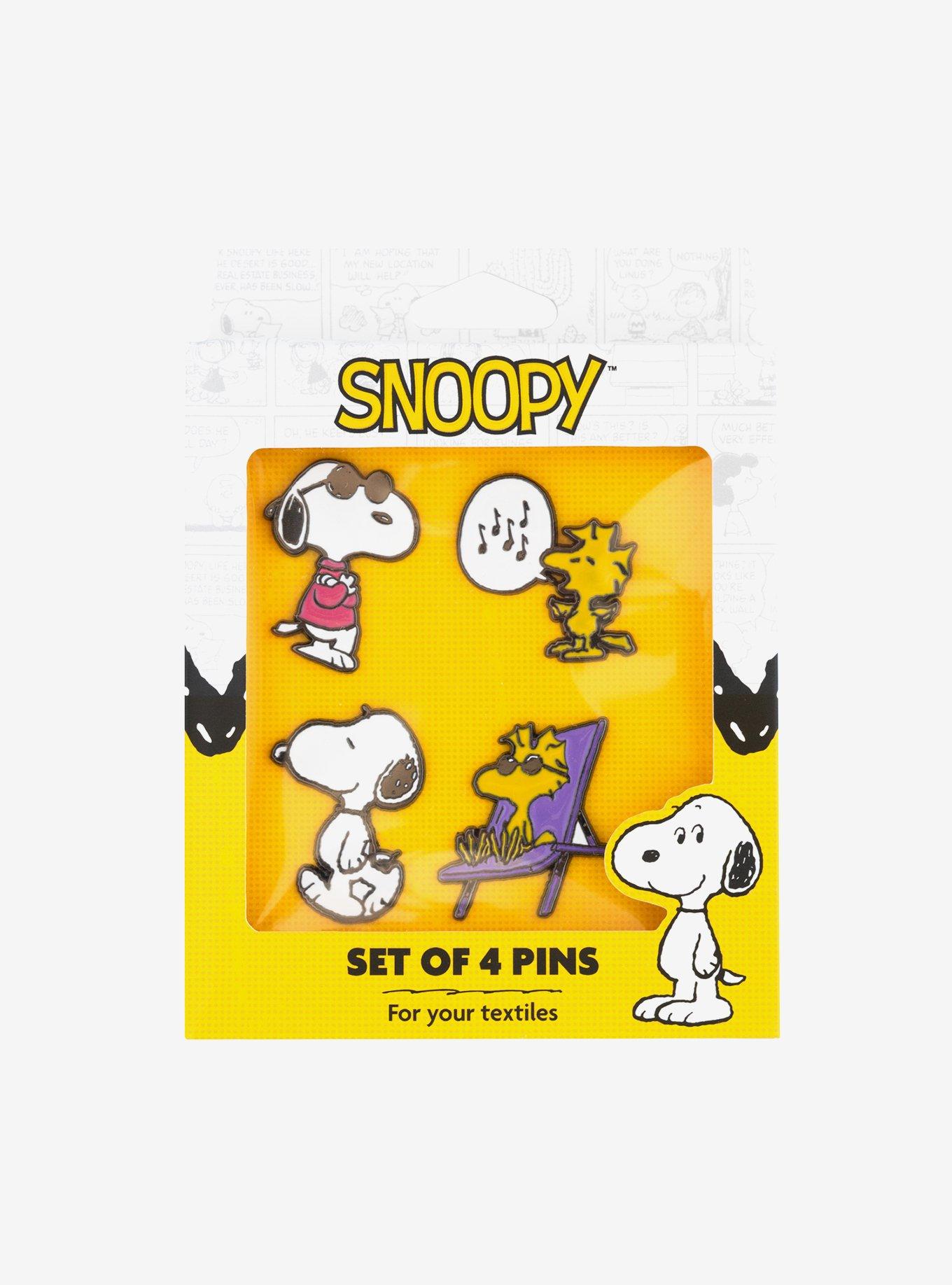Snoopy Pin Set Set Of Four Pins, , hi-res