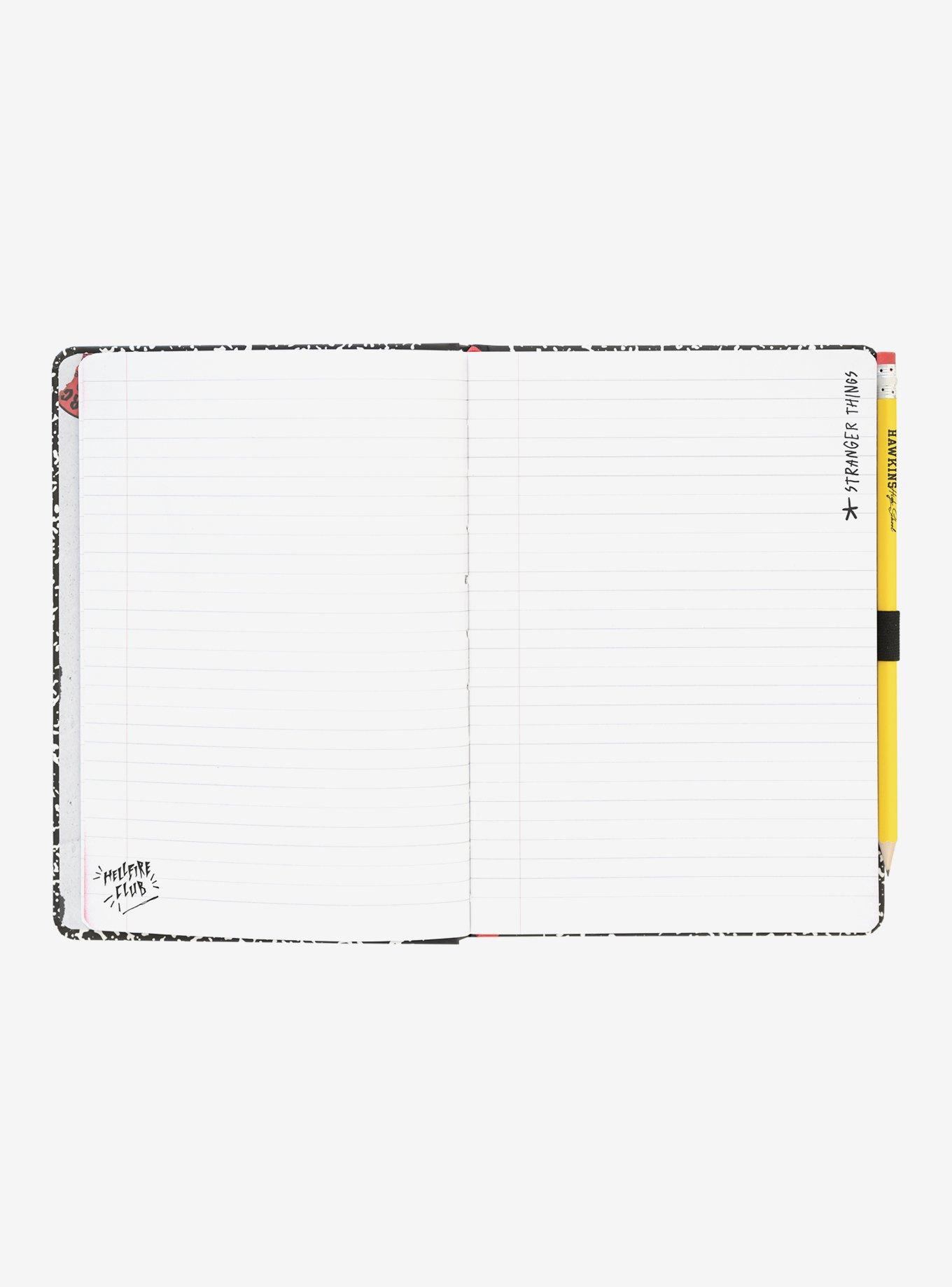 Stranger Things Composition Book Premium A5 Notebook With Pencil, , alternate