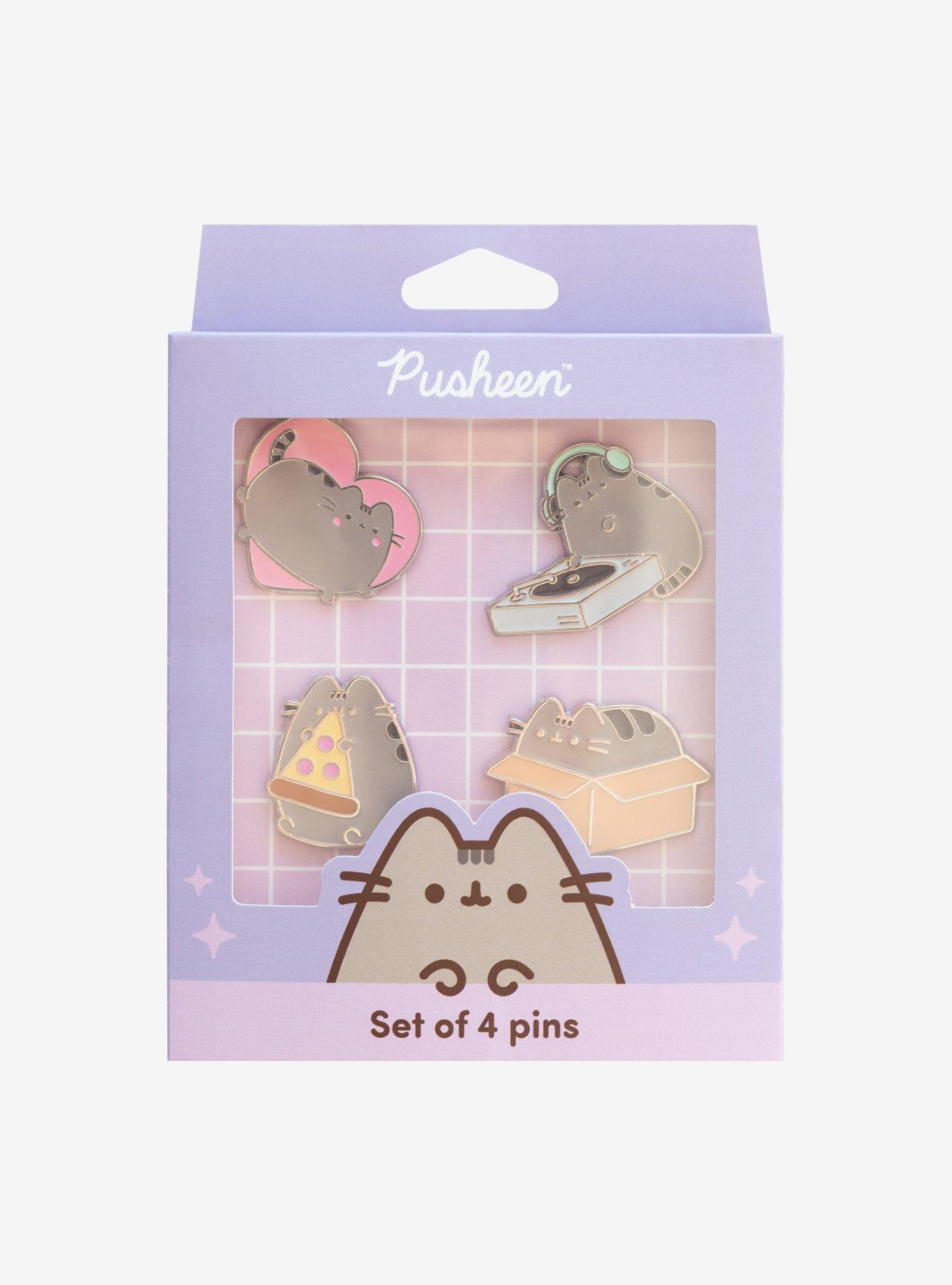 Pusheen Set Of Four Pins, , hi-res