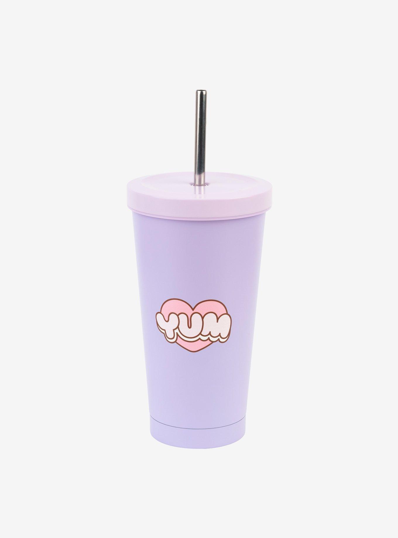 Pusheen Moments Steel Tumbler With Straw, , hi-res