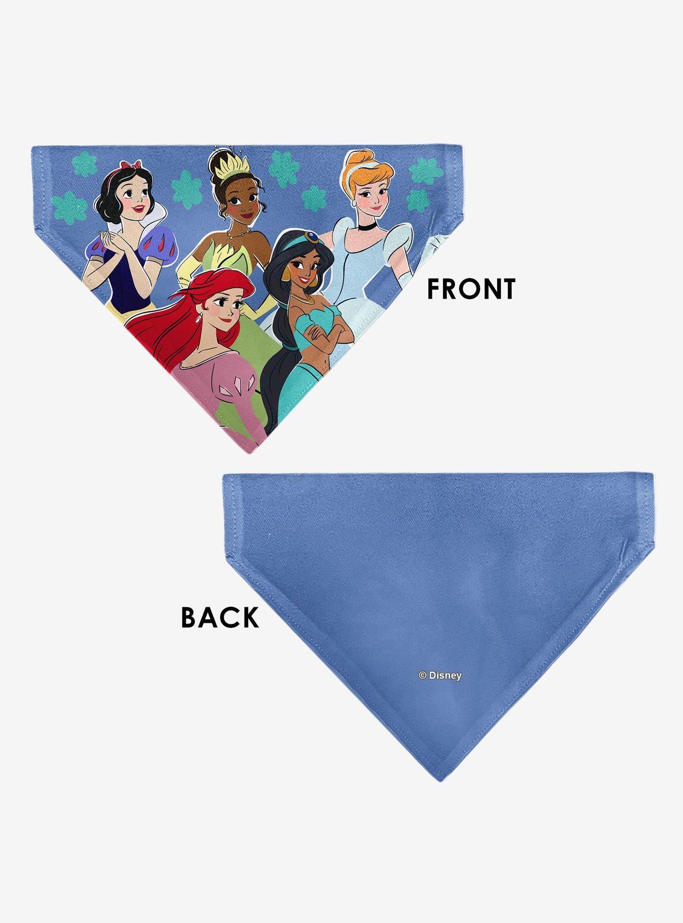 Disney Princesses Group Pose Flowers Slip On Collar Pet Bandana - Bandana Only, , alternate