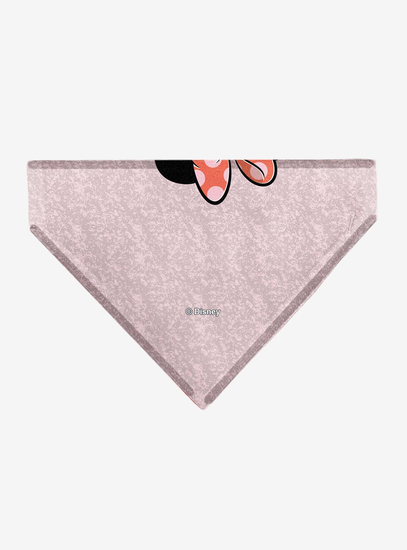 Disney Minnie Mouse Be Kind Peace Pose Slip On Collar Pet Bandana - Bandana Only, , hi-res
