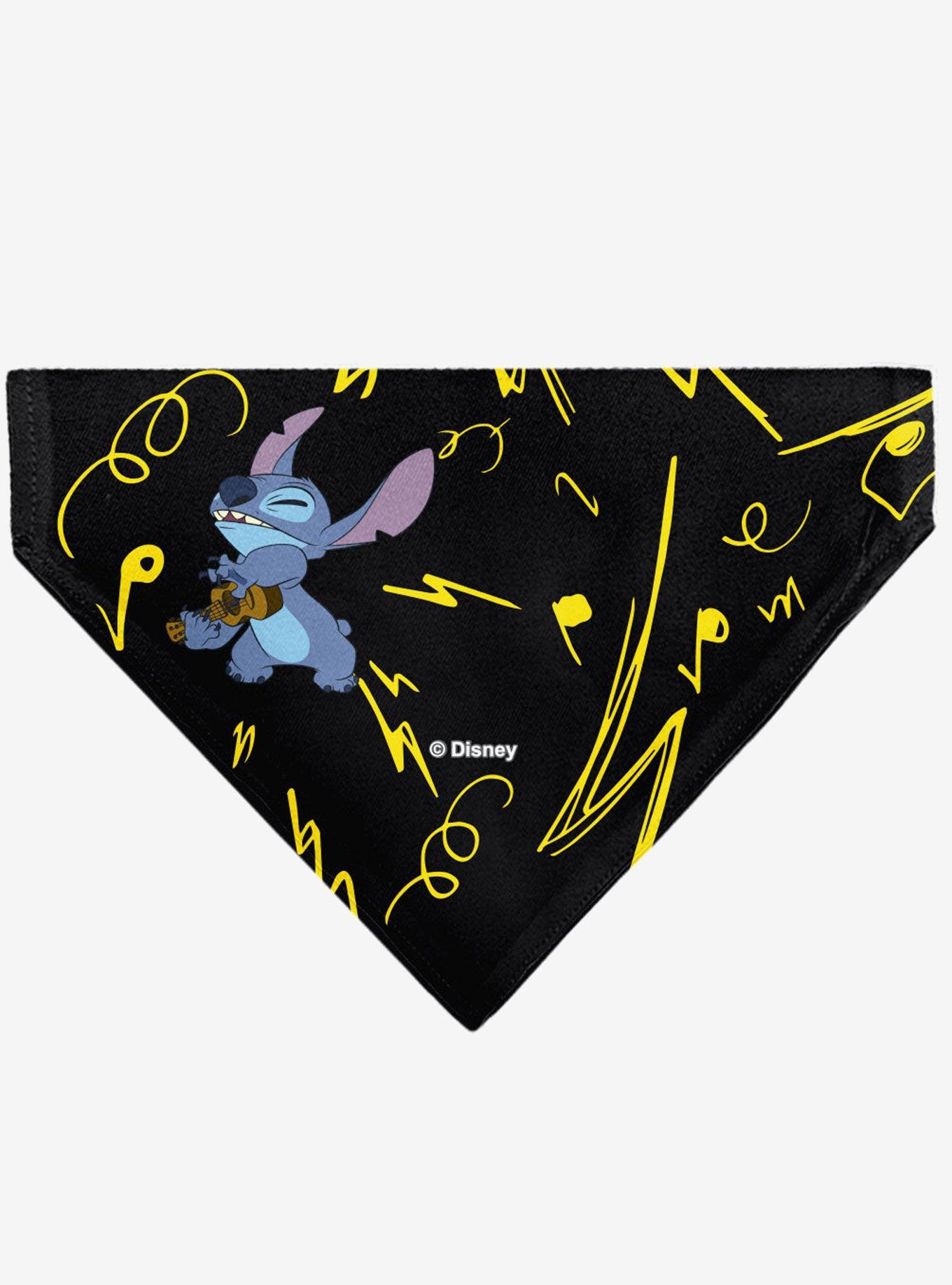 Disney Stitch and Scrump Ukulele Jam Pose Slip On Collar Pet Bandana - Bandana Only, , hi-res
