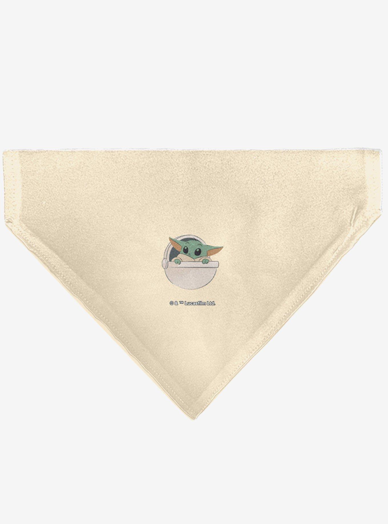 Star Wars The Mandalorian the Force is Strong Grogu Pod Pose Slip On Collar Pet Bandana - Bandana Only, , hi-res