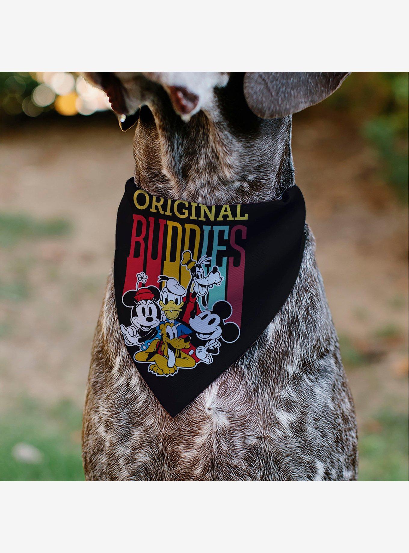 Disney Fab Five Original Buddies Group Pose Slip On Collar Pet Bandana - Bandana Only, , alternate
