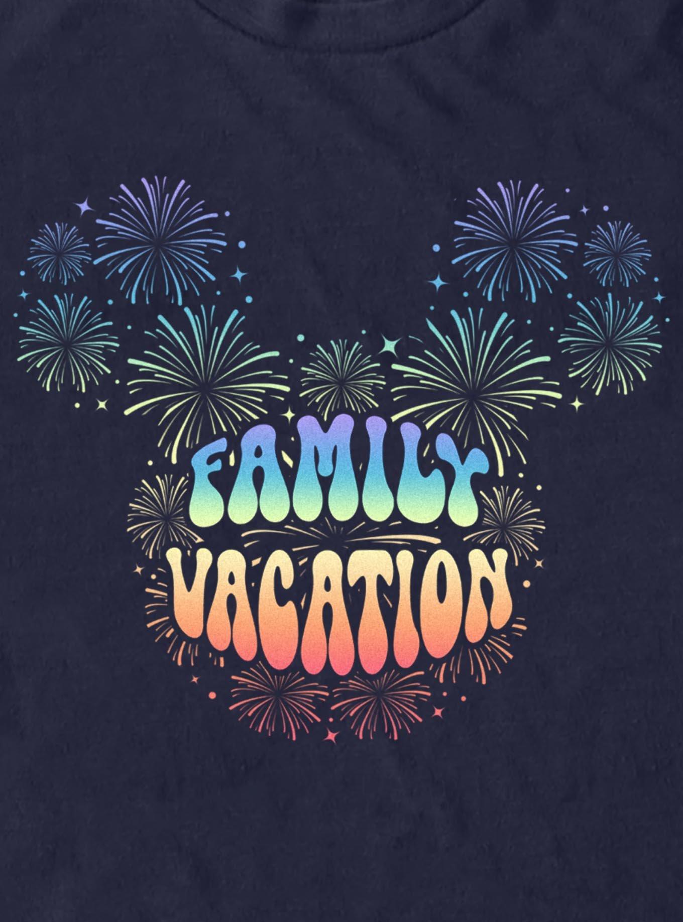 Disney Mickey Mouse Head Family Vaction Fireworks T-Shirt, , hi-res