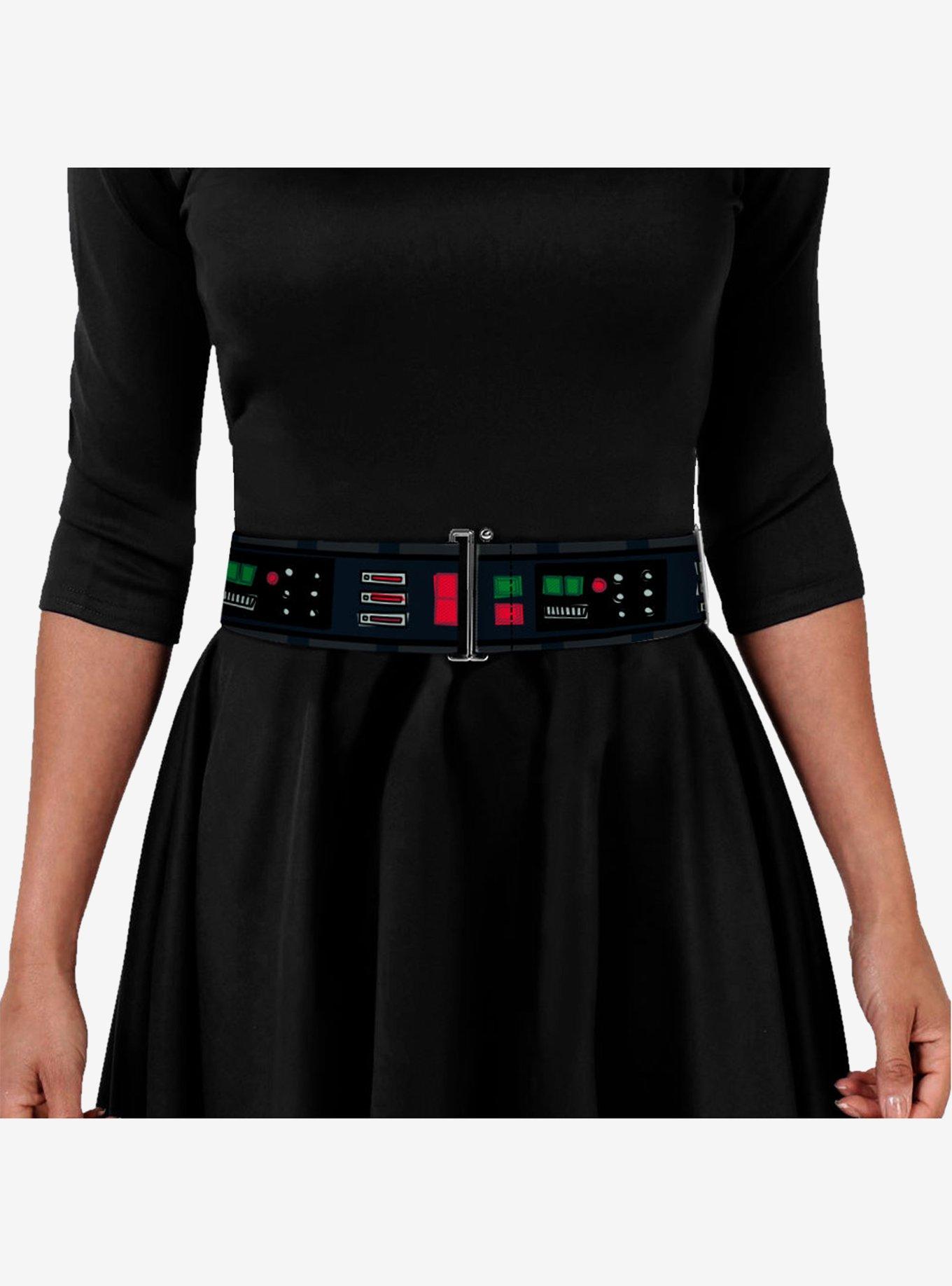 Star Wars Darth Vader Utility Belt Bounding Cinch Belt, BLACK, alternate