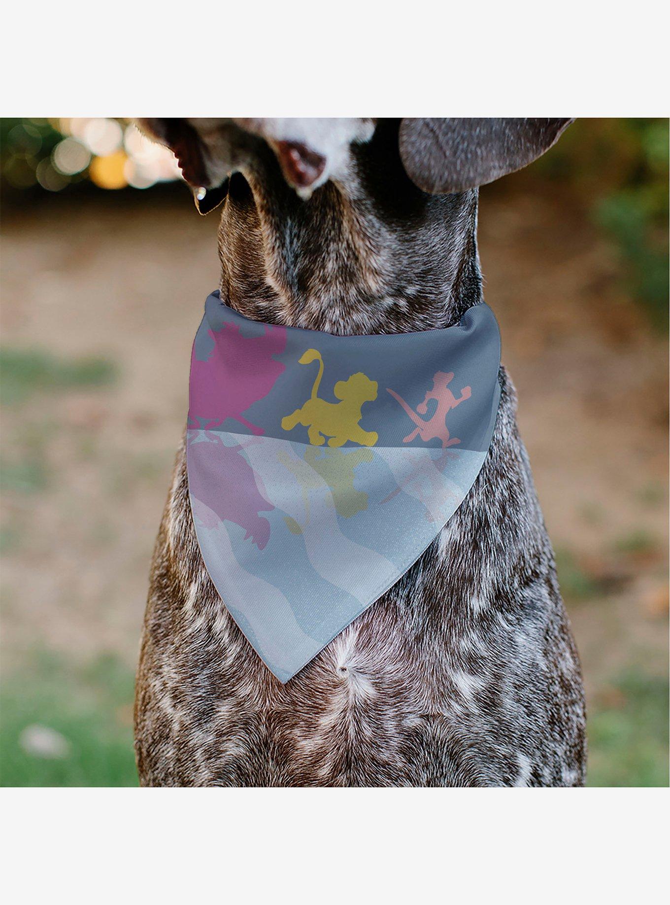 Disney Lion King No Worries Reflection Pose Slip On Collar Pet Bandana - Bandana Only