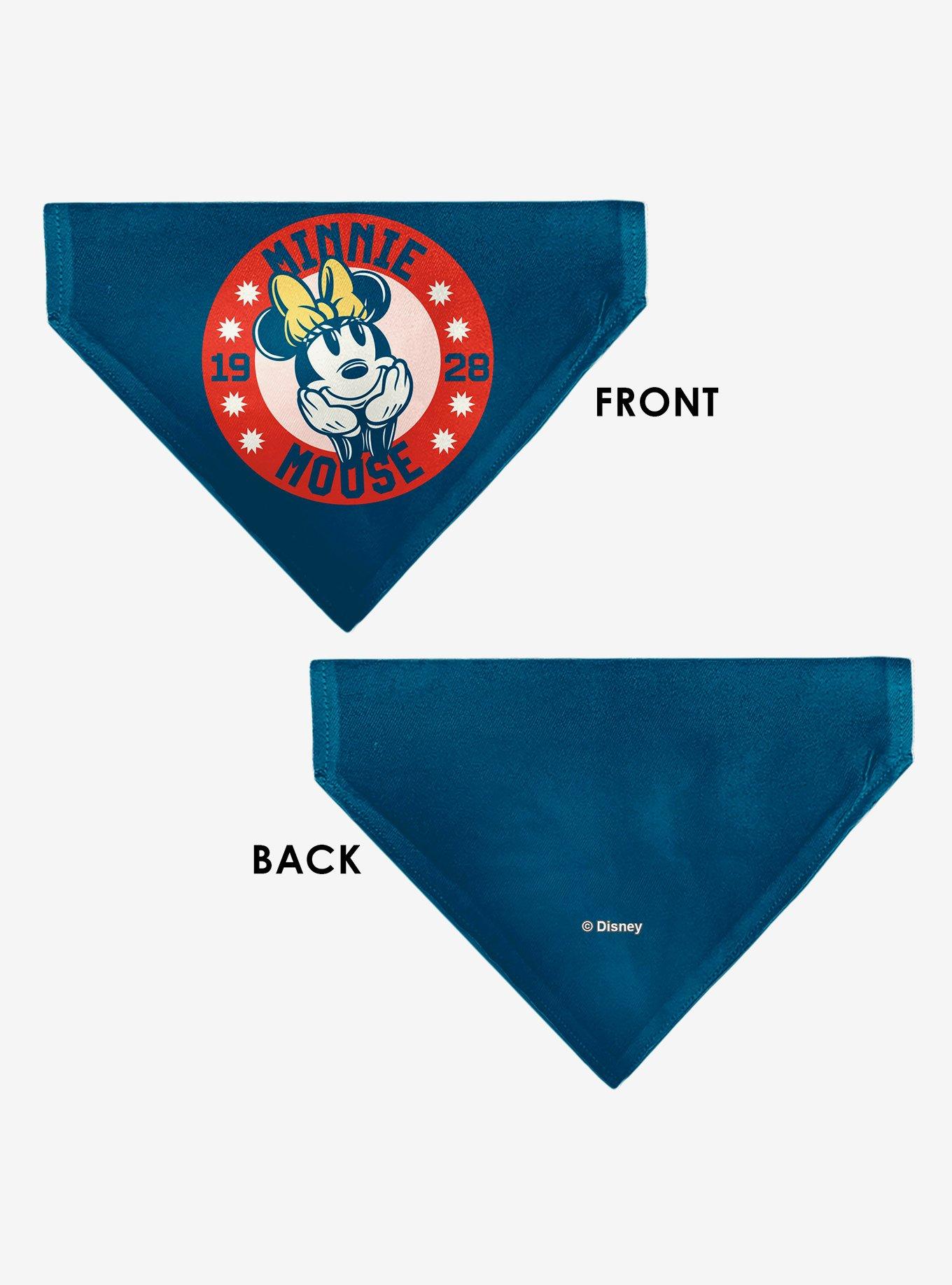 Disney Minnie Mouse 1928 Dreamy Pose Slip On Collar Pet Bandana - Bandana Only, , alternate