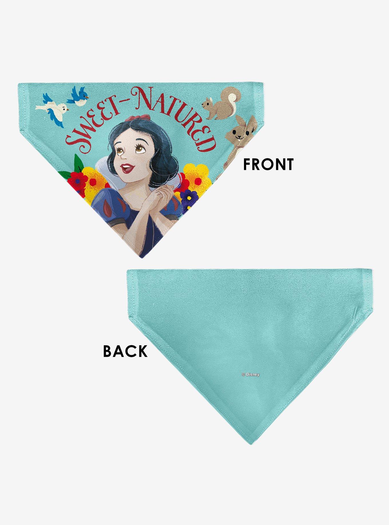 Disney Snow White Sweet Natured Pose Slip On Collar Pet Bandana - Bandana Only, , alternate