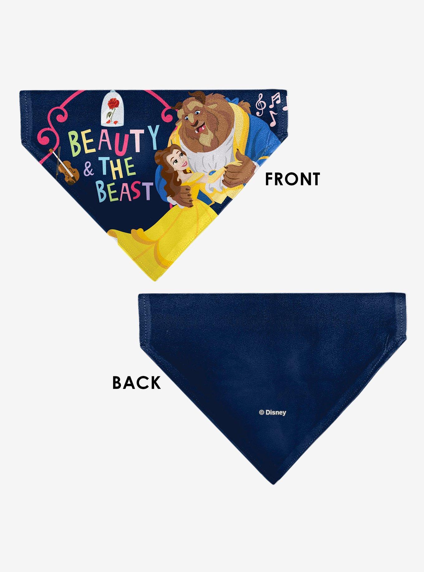 Disney Beauty and the Beast Belle Dancing Pose Slip On Collar Pet Bandana - Bandana Only, , alternate