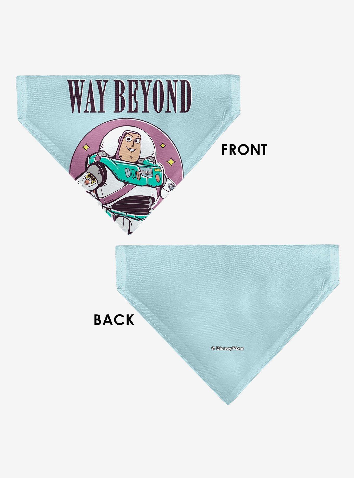 Disney Toy Story Buzz Lightyear Way Beyond Pose Slip On Collar Pet Bandana - Bandana Only, , alternate