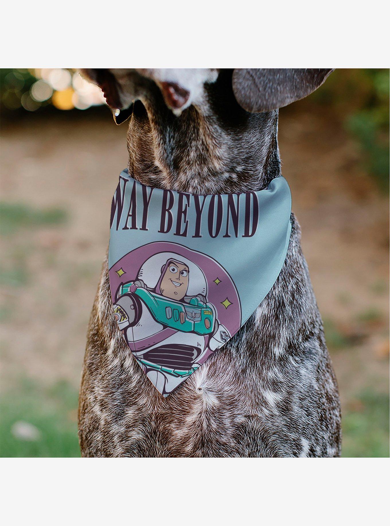 Disney Toy Story Buzz Lightyear Way Beyond Pose Slip On Collar Pet Bandana - Bandana Only, , alternate