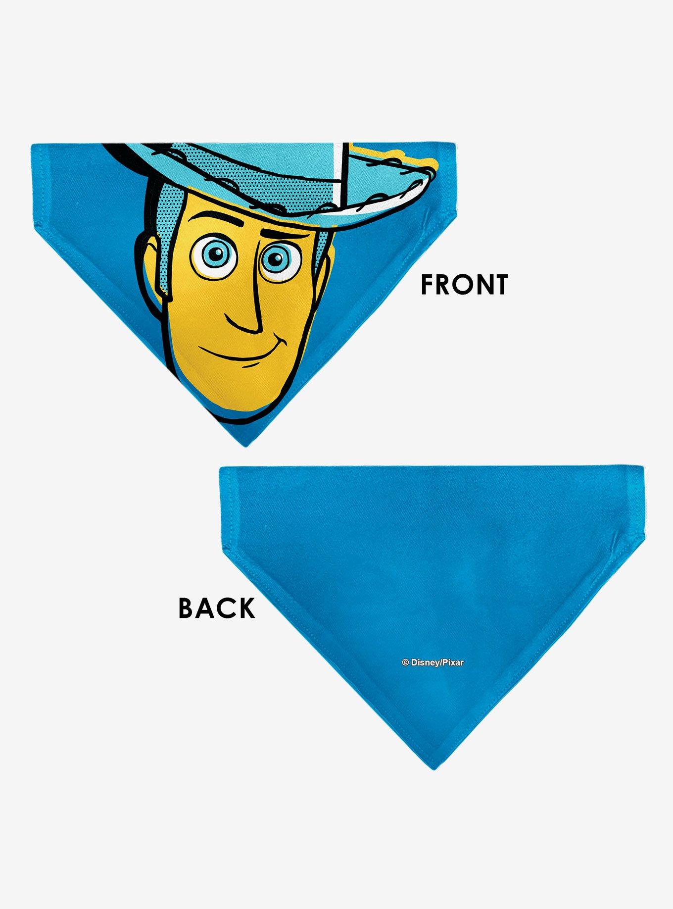 Disney Toy Story Woody Pop Art Face Close Up Slip On Collar Pet Bandana - Bandana Only, , alternate