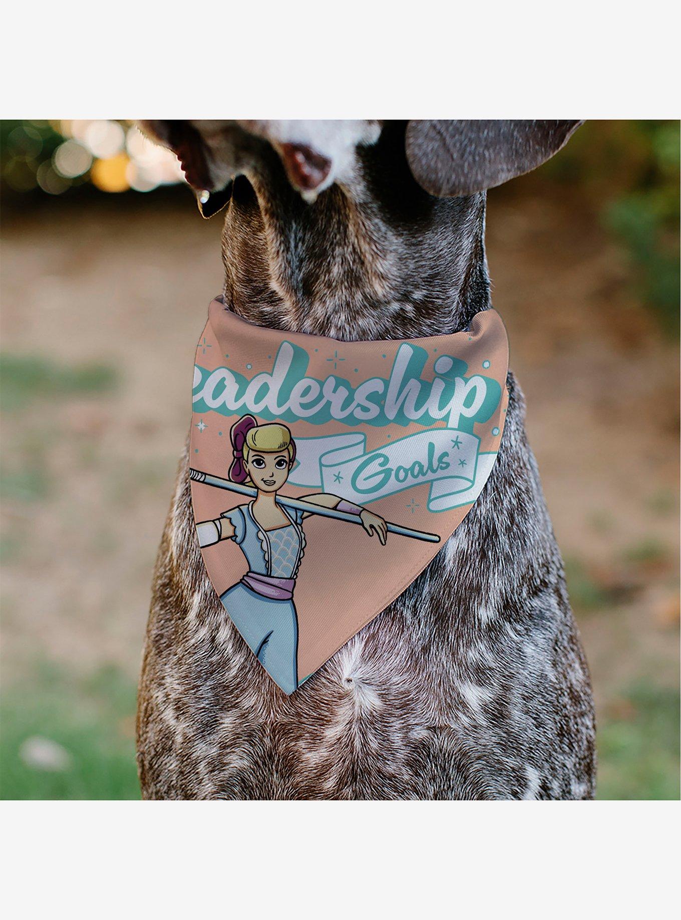 Disney Toy Story Bo Peep Leadership Goals Staff Pose Slip On Collar Pet Bandana - Bandana Only, , alternate