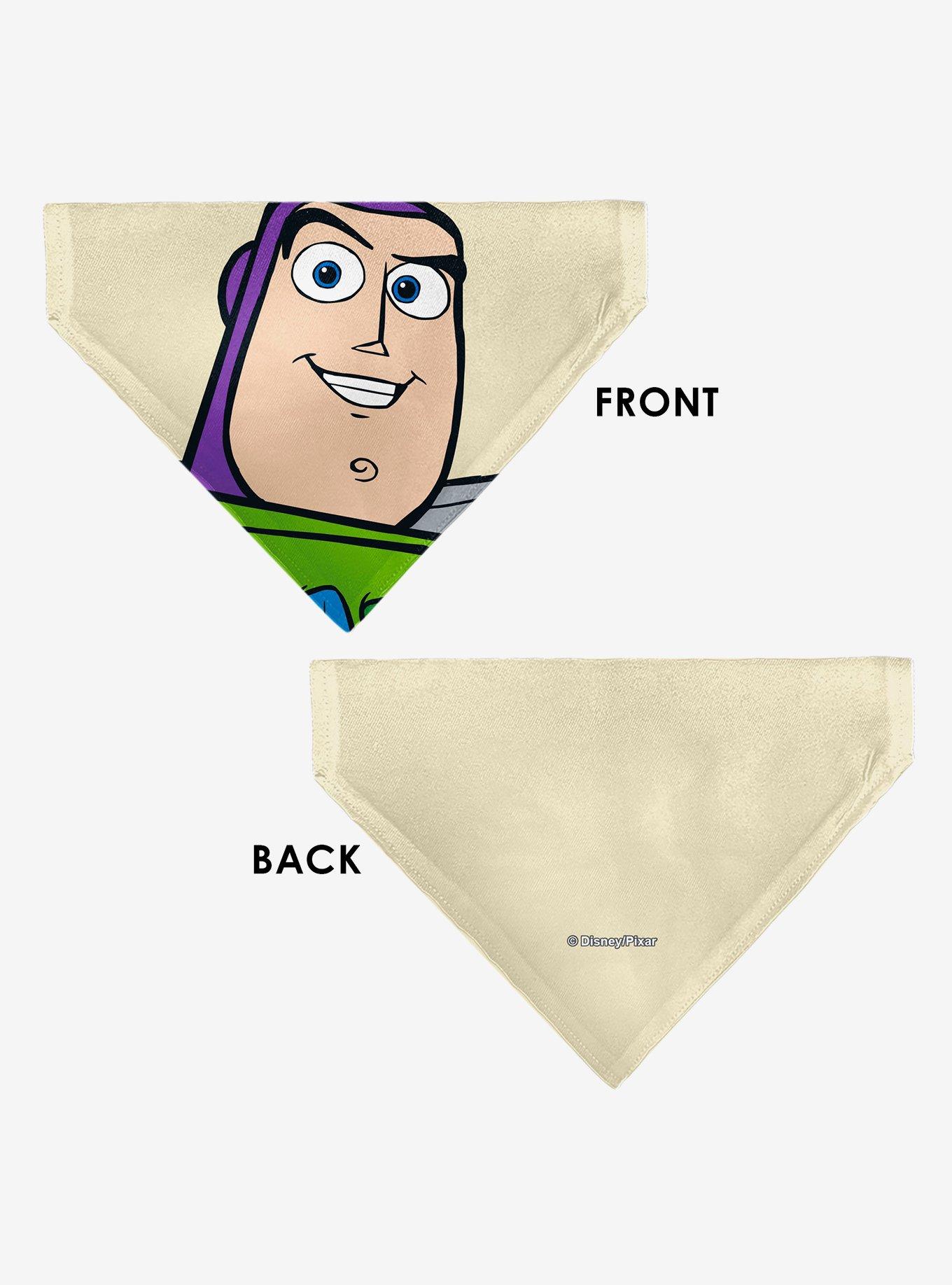 Disney Toy Story Buzz Lightyear Face Close Up Slip On Collar Pet Bandana - Bandana Only, , alternate