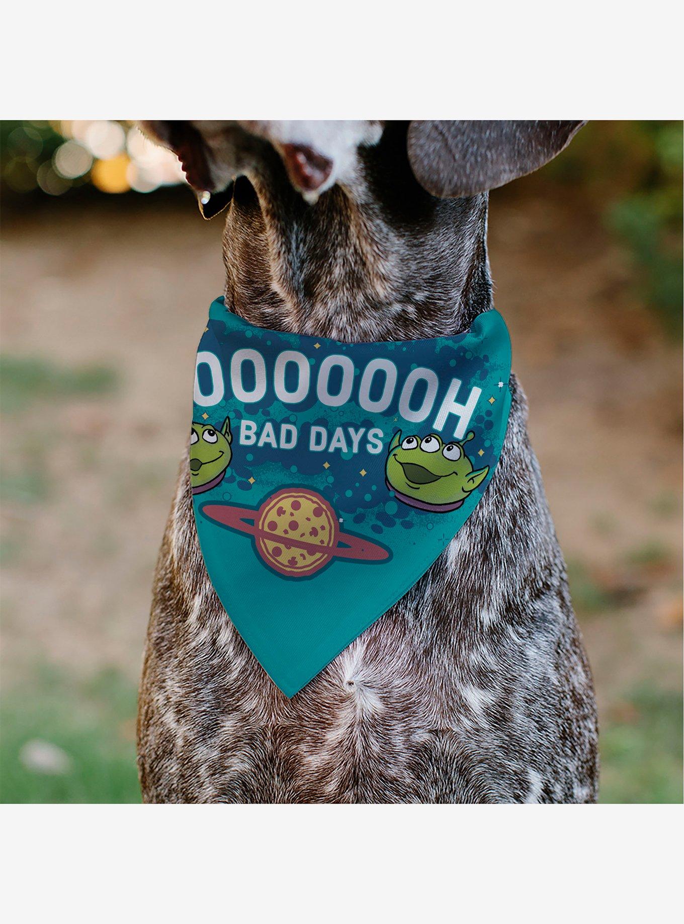 Disney Toy Story Aliens Noh Bad Days Pizza Planet Pose Slip On Collar Pet Bandana - Bandana Only, , alternate