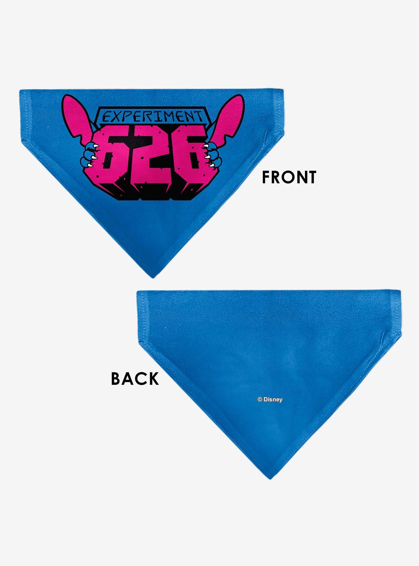 Disney Stitch Experiment 626 Logo Slip On Collar Pet Bandana - Bandana Only, , alternate