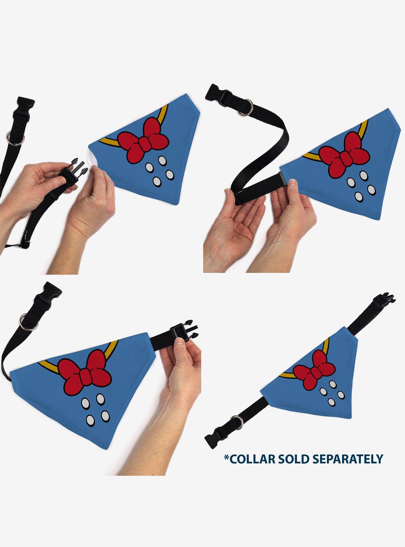 Disney Donald Duck Sailor Suit Chest Slip On Collar Pet Bandana - Bandana Only, , alternate