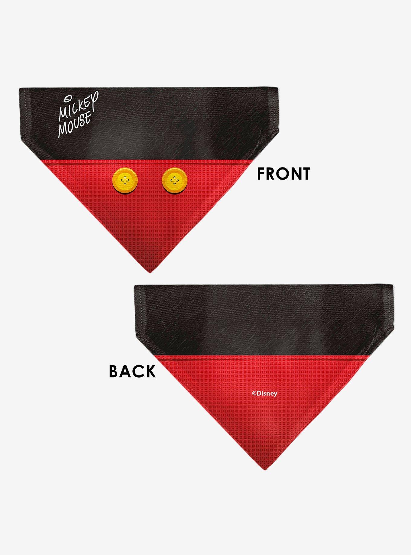 Disney Mickey Mouse Buttons Slip On Collar Pet Bandana - Bandana Only, , alternate