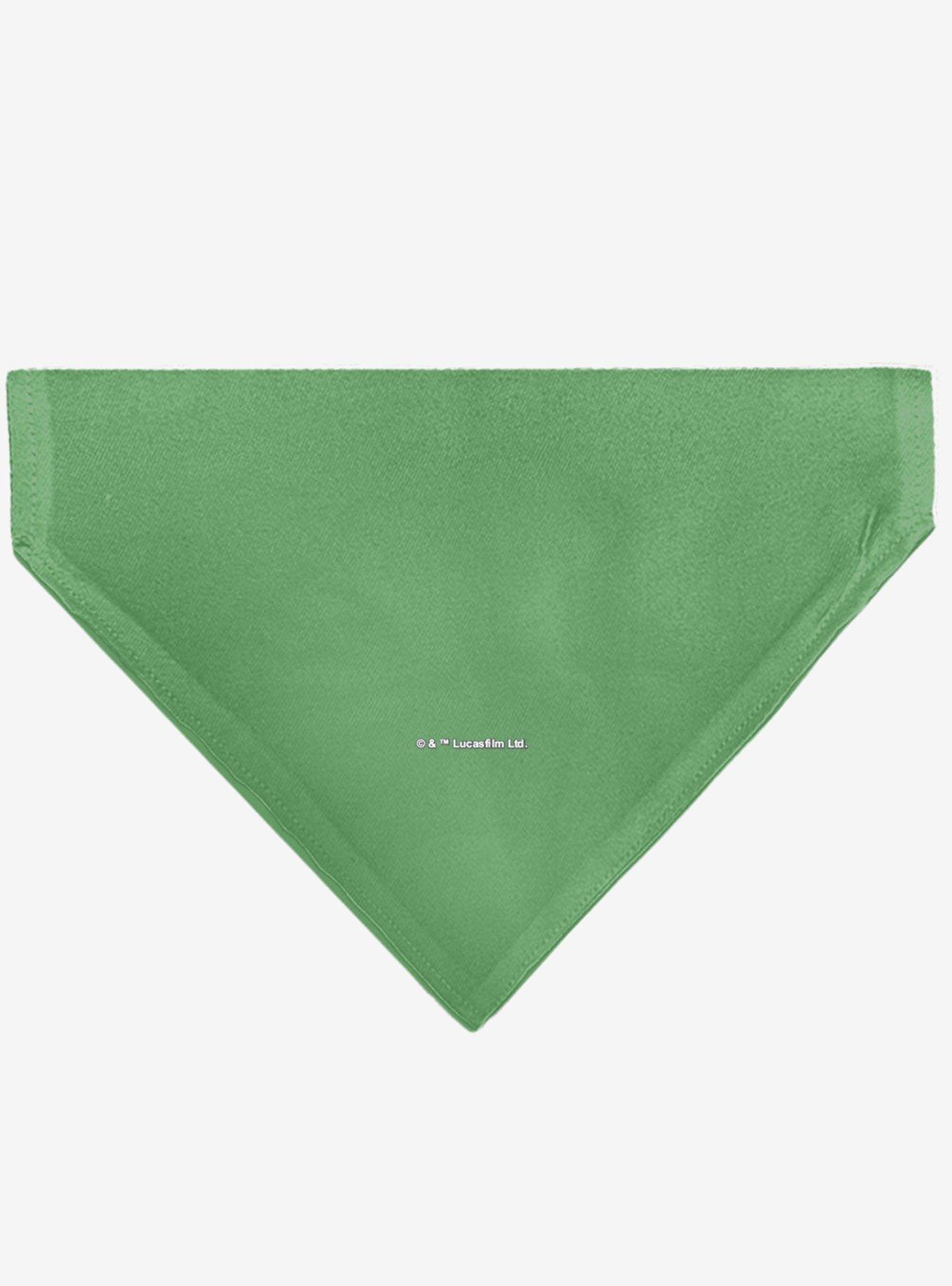 Star Wars Grogu I'm All Ears Pose Green Slip On Collar Pet Bandana - Bandana Only, , hi-res