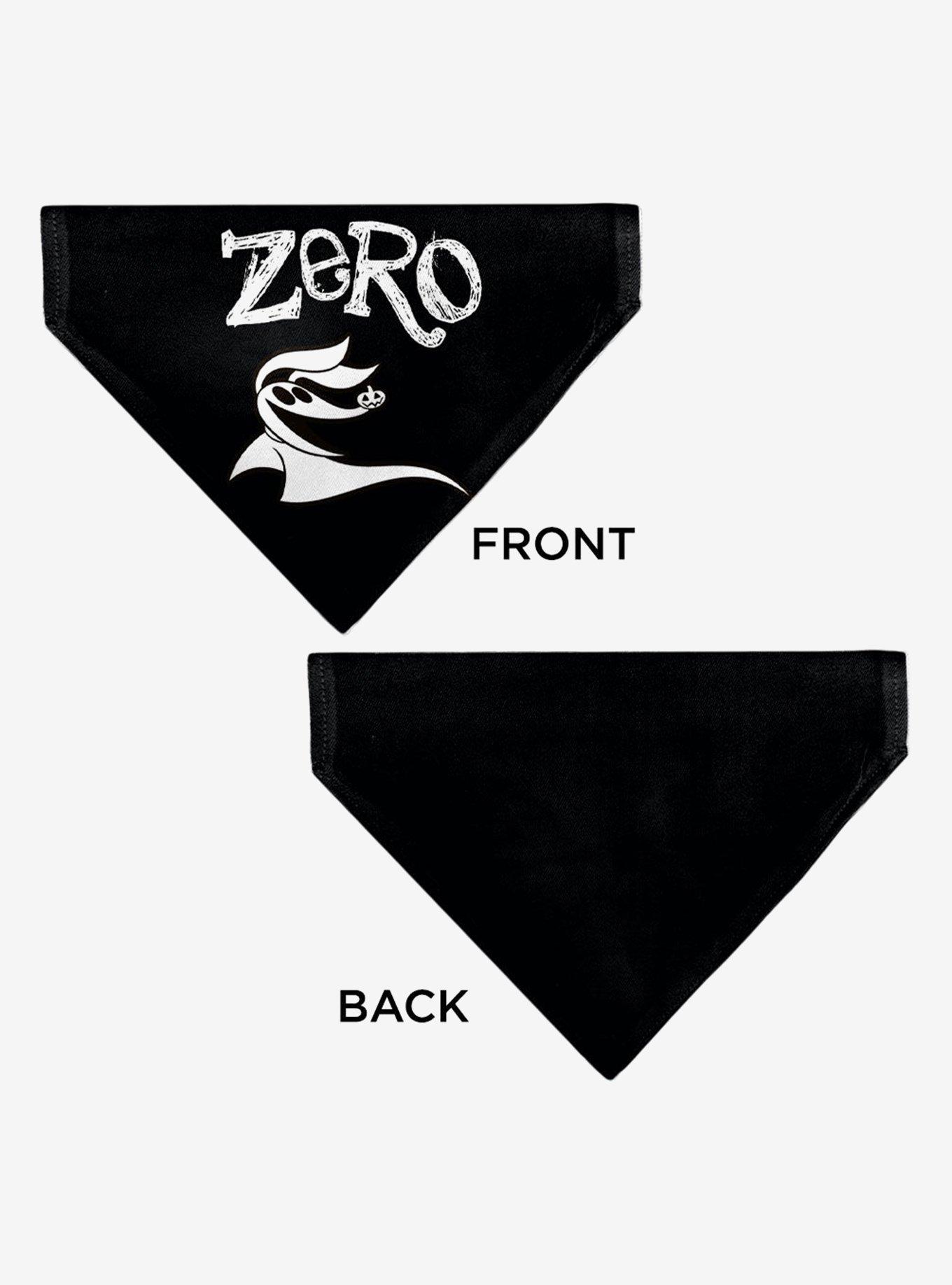 Disney Nightmare Before Christmas Zero Smiling Pose Slip On Collar Pet Bandana - Bandana Only