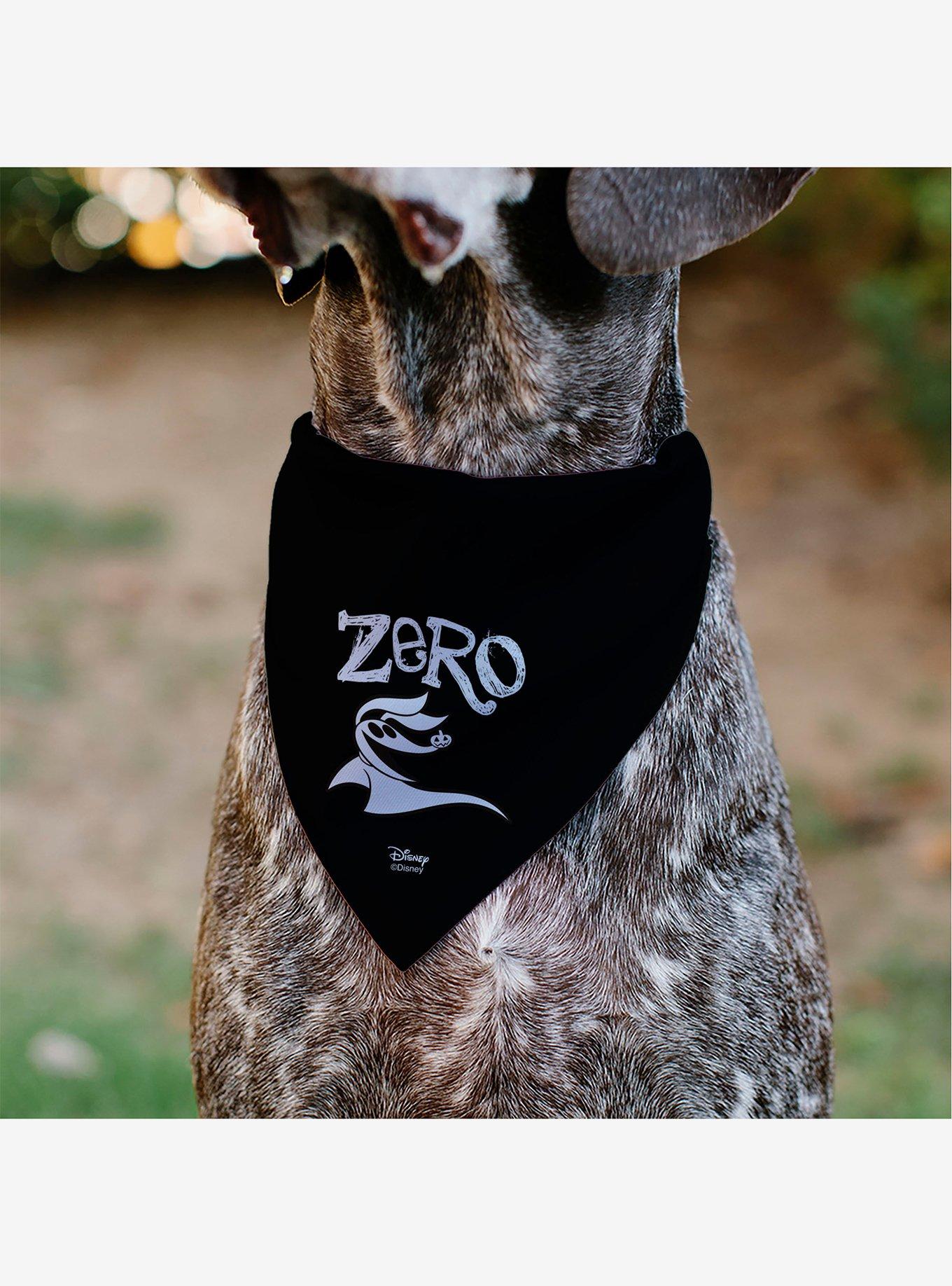 Disney Nightmare Before Christmas Zero Smiling Pose Slip On Collar Pet Bandana - Bandana Only