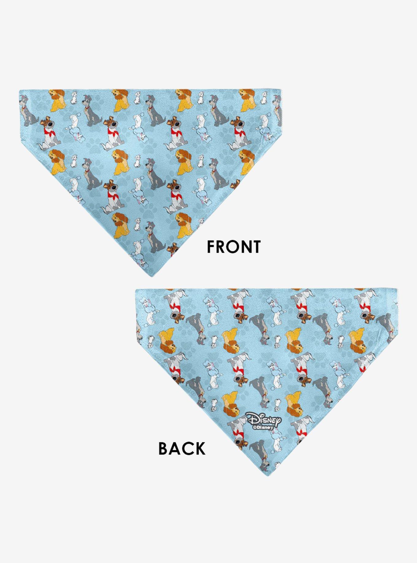 Disney Dogs Group Collage Paws Slip On Collar Pet Bandana - Bandana Only, , alternate