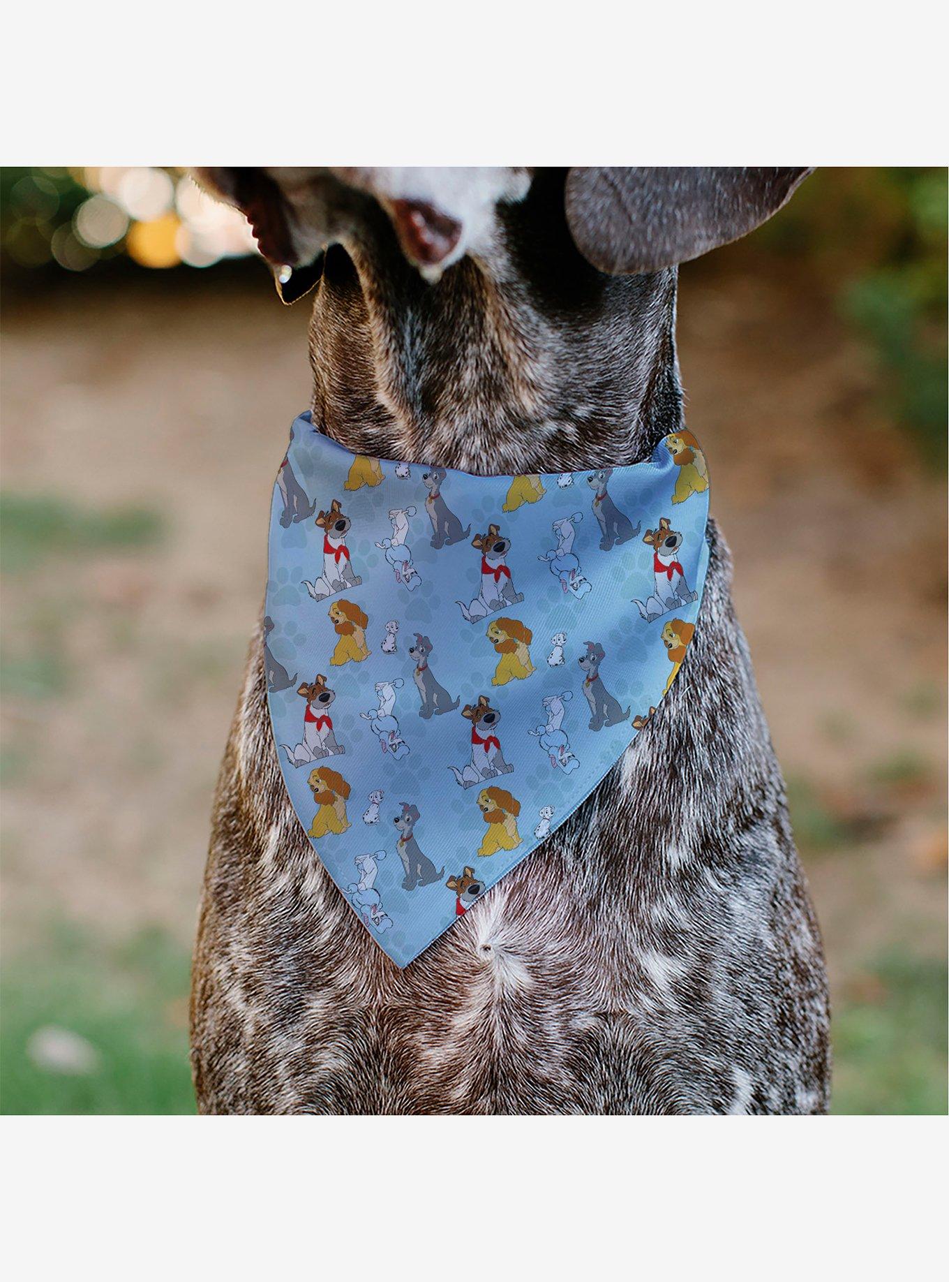 Disney Dogs Group Collage Paws Slip On Collar Pet Bandana - Bandana Only