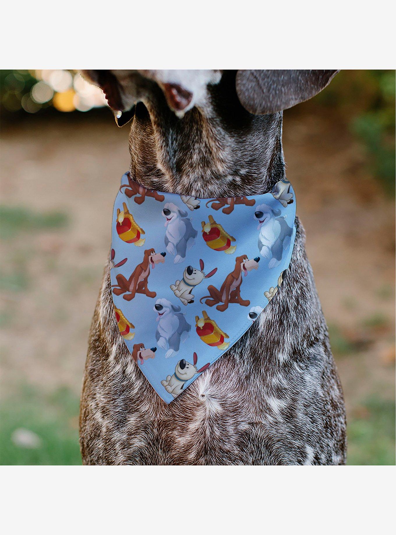 Disney Princess Dogs Group Collage Paws Slip On Collar Pet Bandana - Bandana Only, , alternate