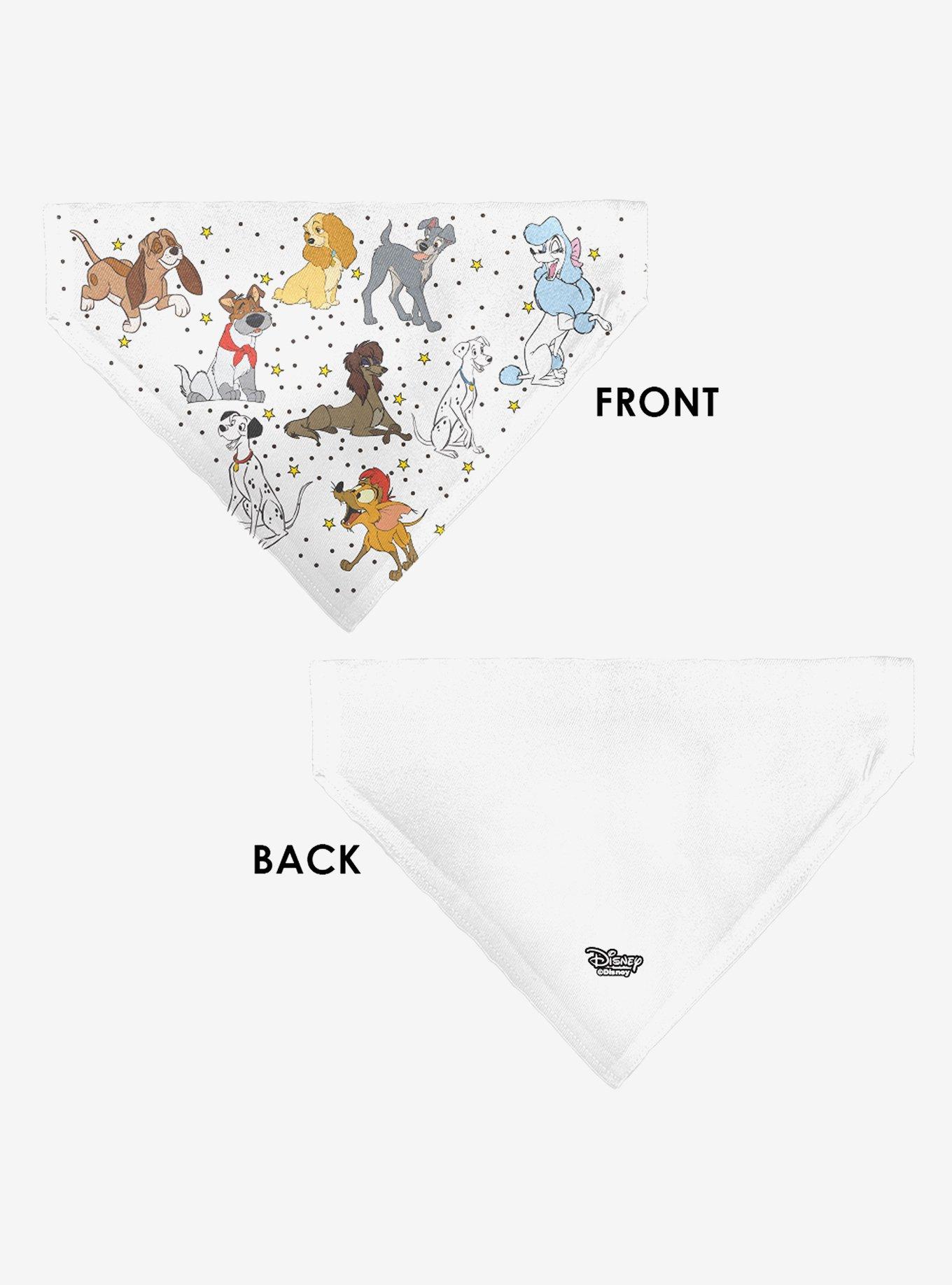 Disney Dogs Group Collage Stars Slip On Collar Pet Bandana - Bandana Only, , alternate