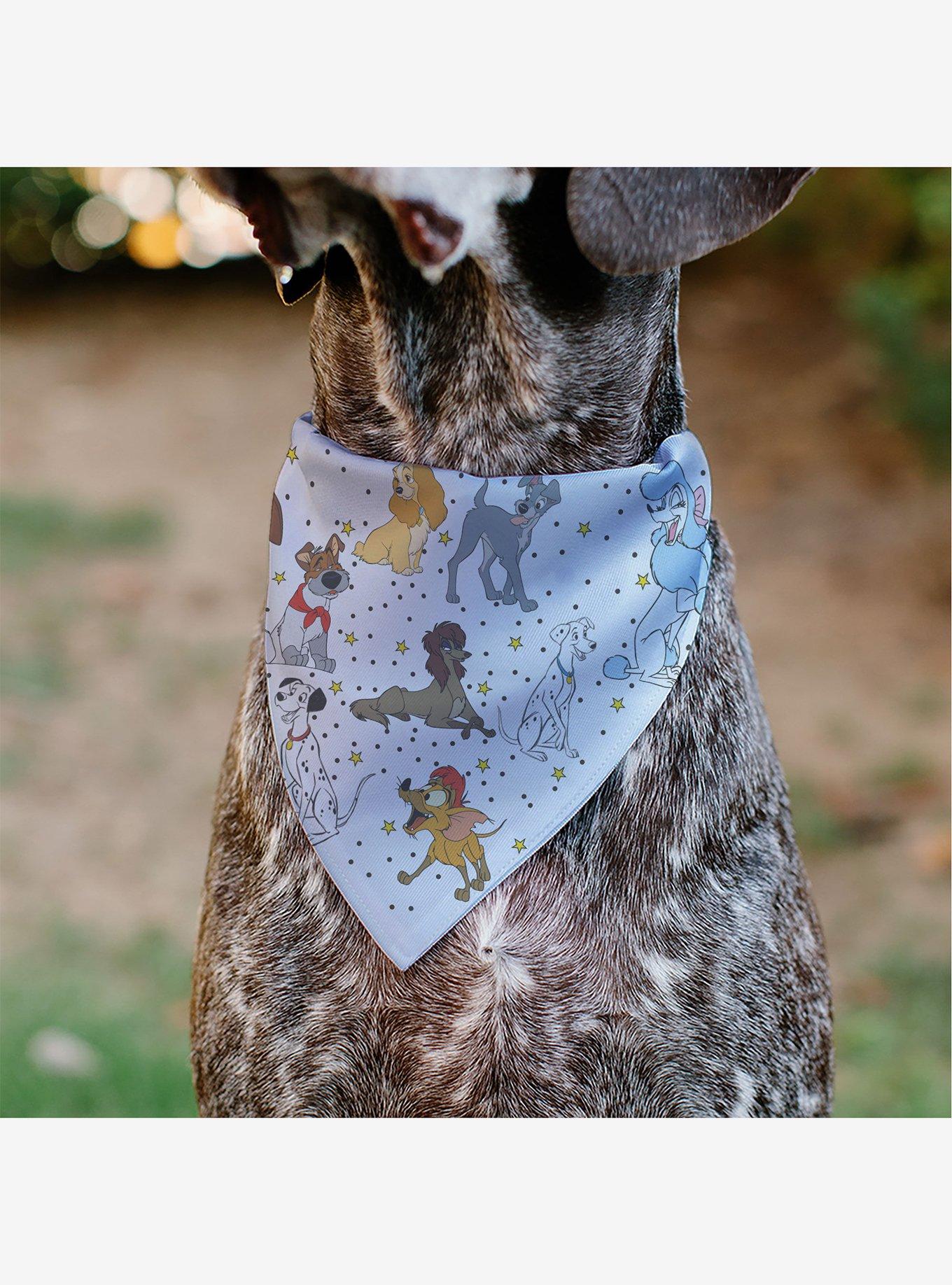 Disney Dogs Group Collage Stars Slip On Collar Pet Bandana - Bandana Only